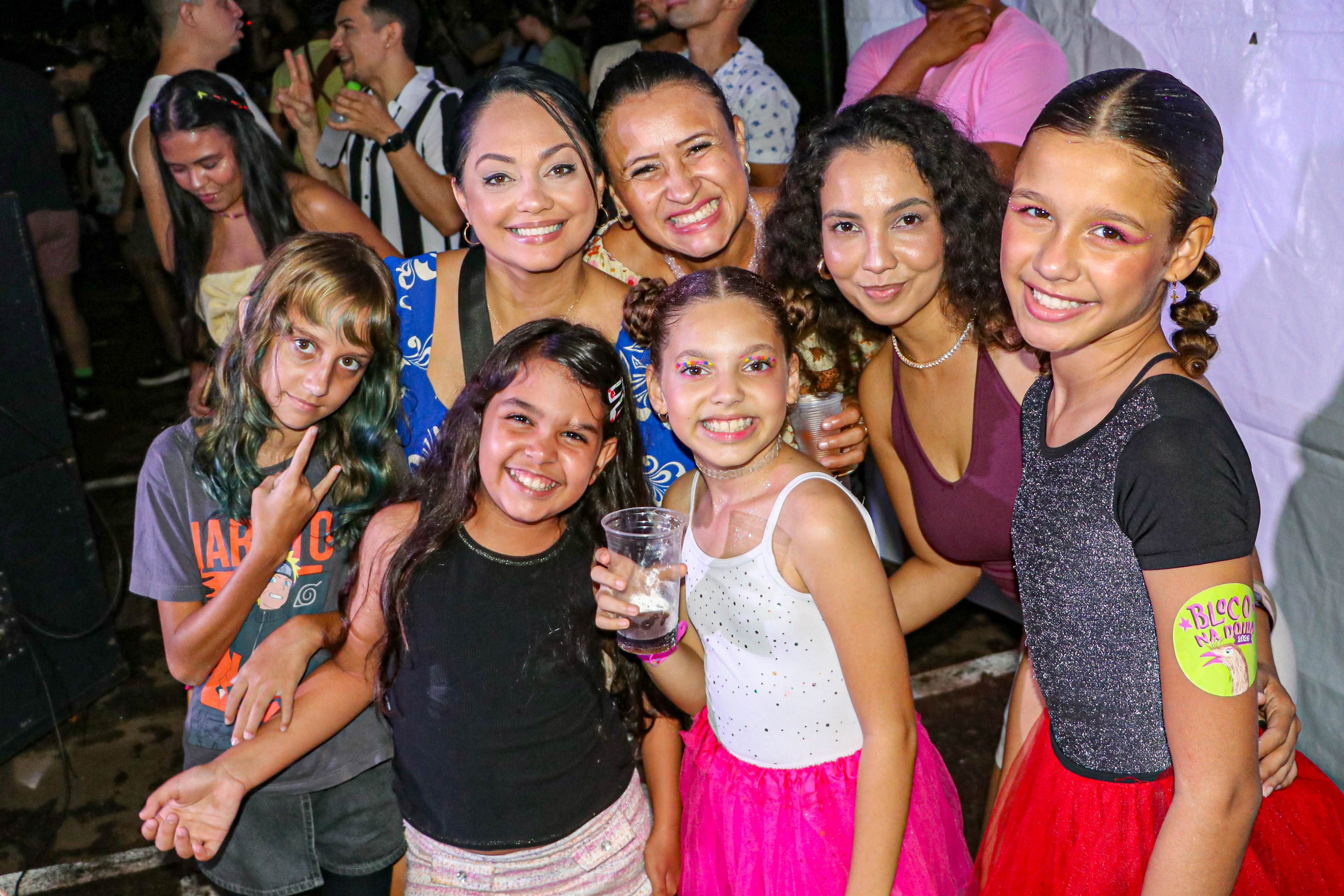 Todos os dias, crianças e famílias estiveram presentes, prestigiando o Carnaval de Rua de Palmas.