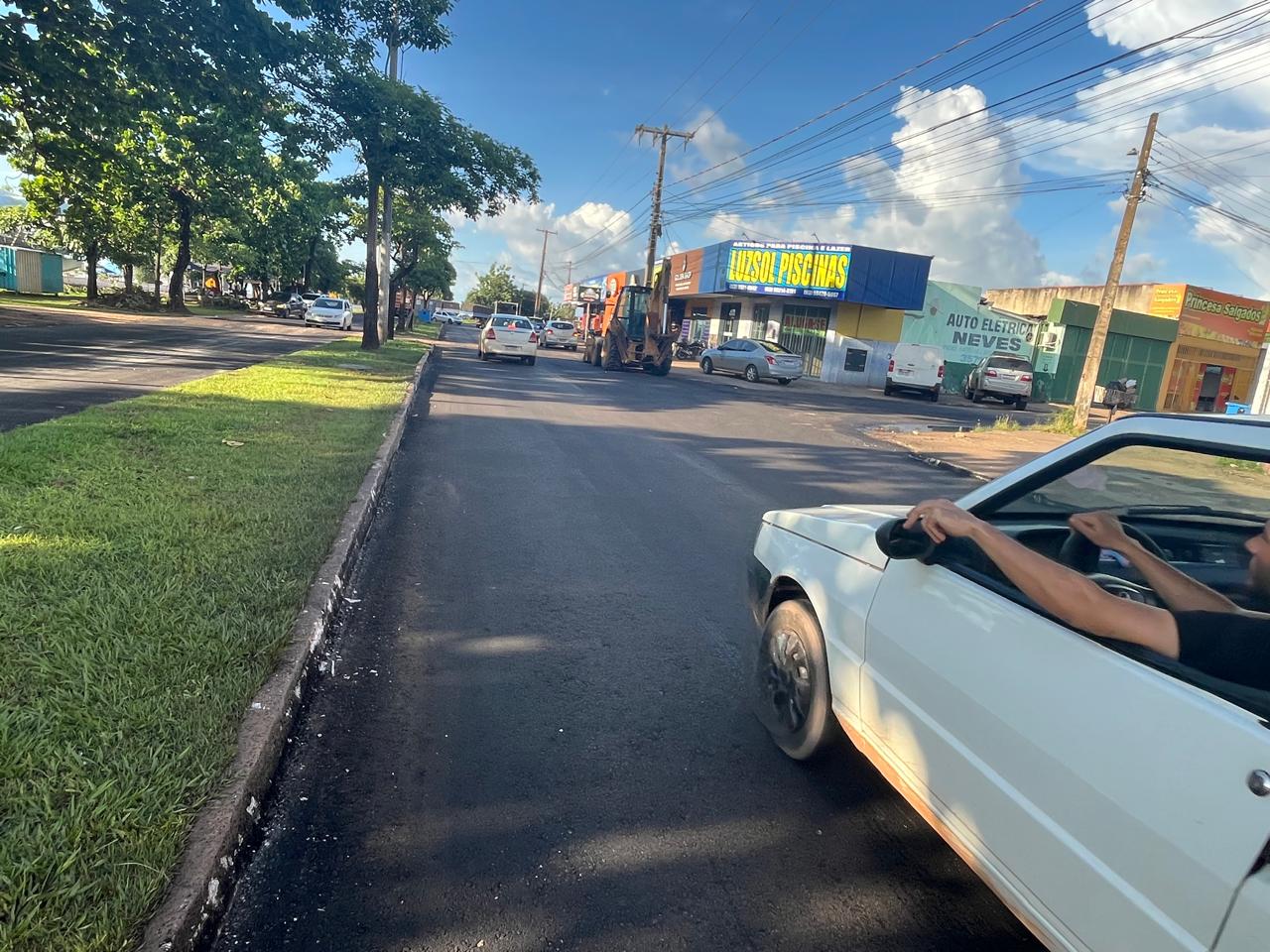 Prefeitura de Palmas conclui recapeamento da Marginal Leste da BR 010, em Taquaralto