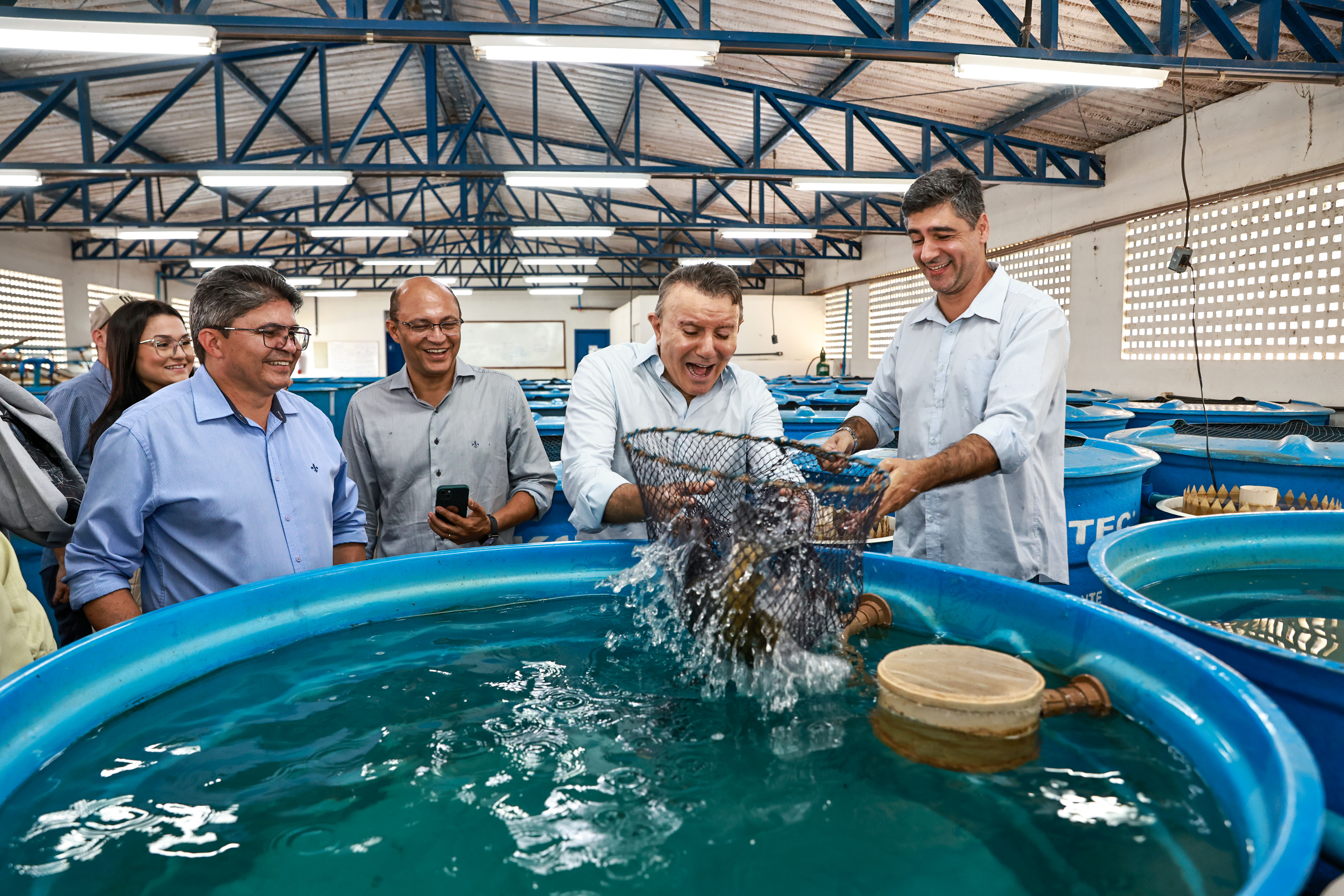 18/02/2025 - Prefeito Eduardo Siqueira Campos visitou a EMBRAPA nesta manhã.Palmas _ TOFoto: Edu Fortes