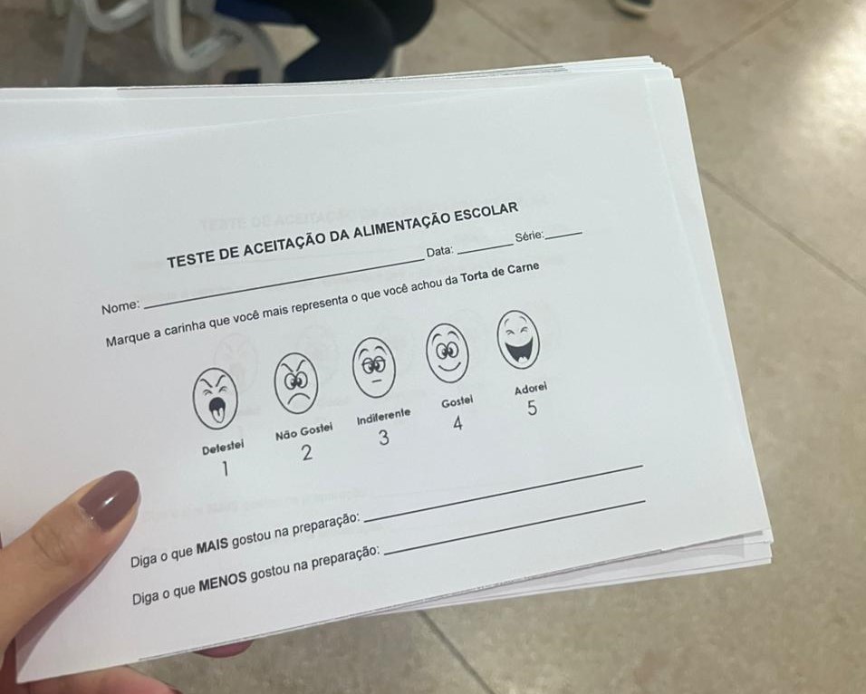 Teste de aceitação da alimentação escolar avalia novo prato na ETI Luiz Gonzaga
