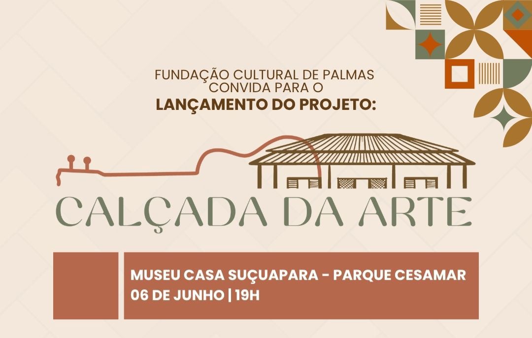 Fundação Cultural de Palmas lança projeto ‘Calçada da Arte’ no Museu Casa Suçuapara