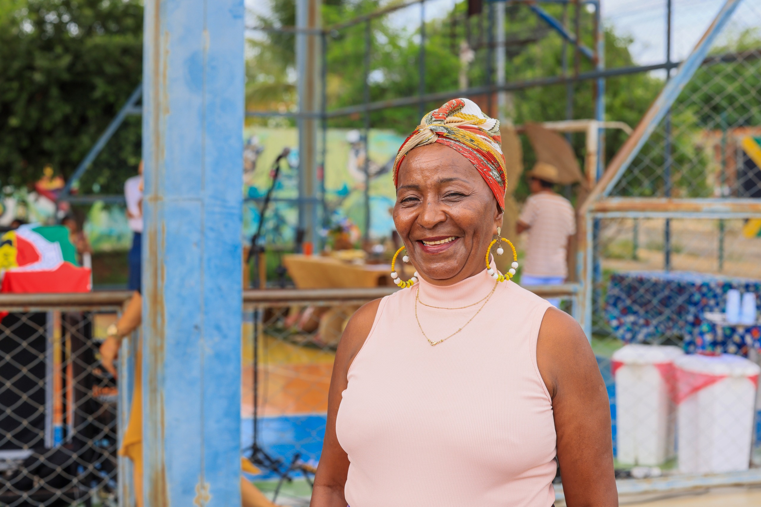 Dona de casa Maria Sousa, de 63 anos, ressalta que a festa proporciona diversão, valoriza a cultura e ainda favorece a saúde
