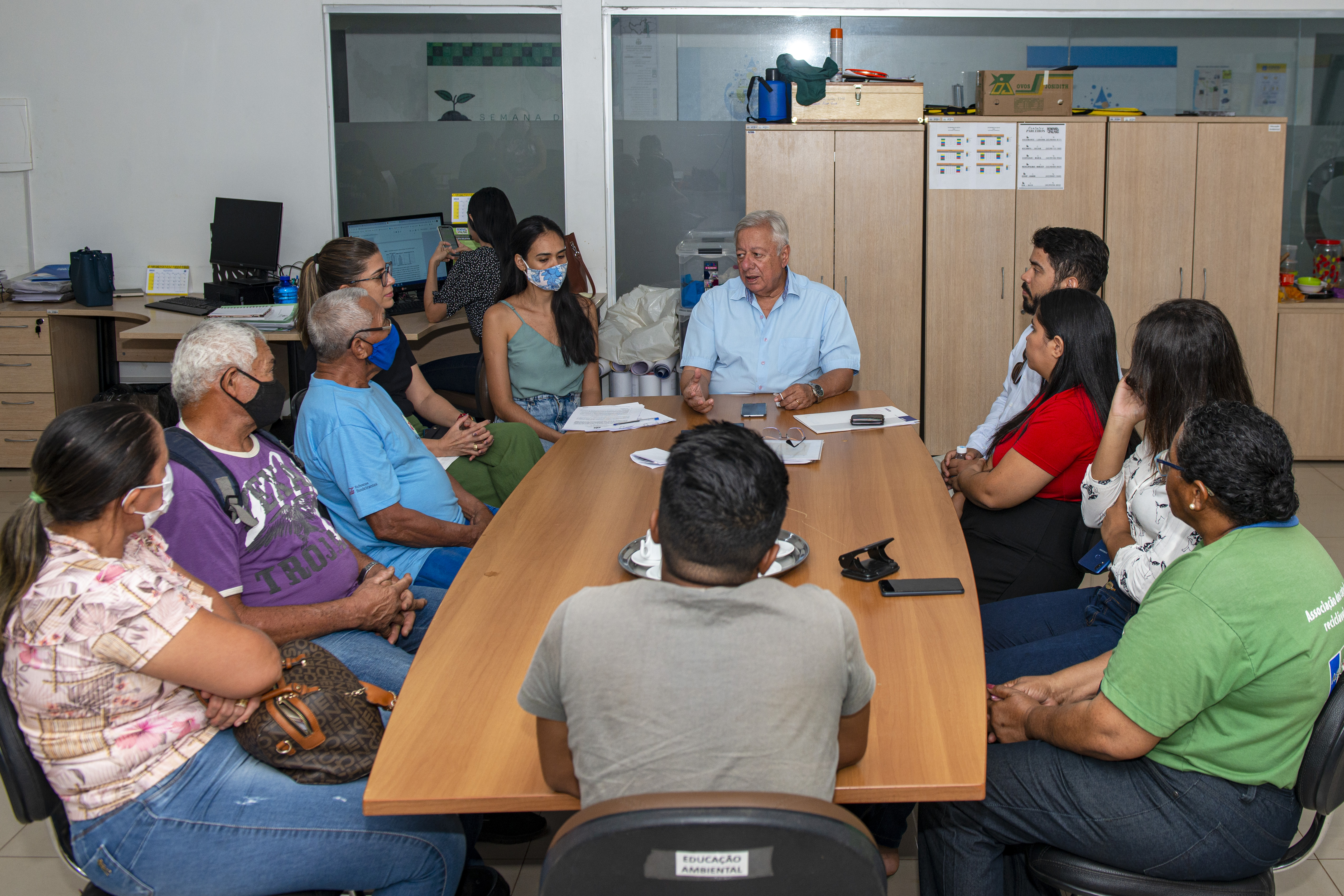 FMA assina acordo de cooperação com as associações e cooperativas de recicláveis