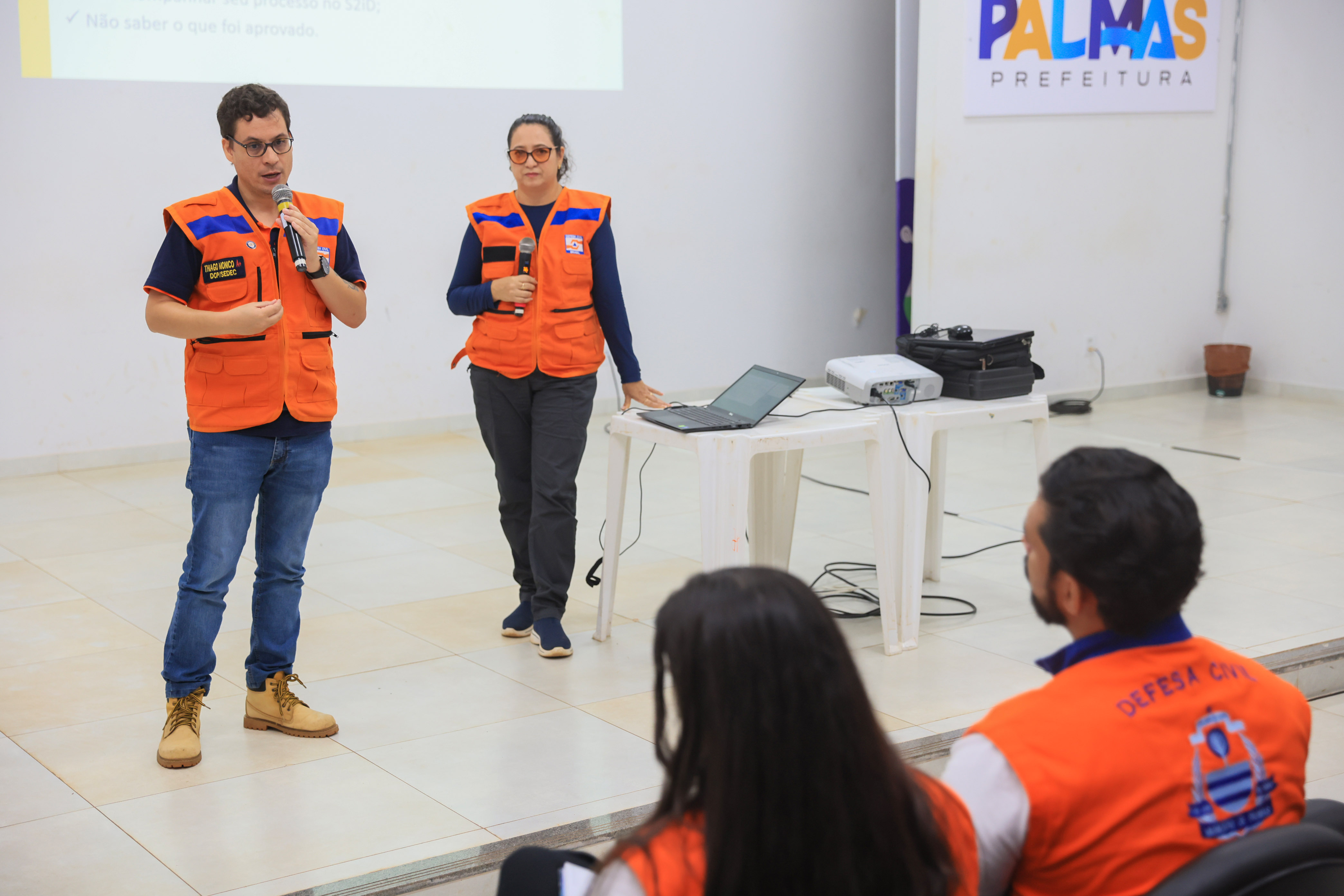 Agentes de Proteção e Defesa Civil recebem capacitação de técnicos da Defesa Civil Nacional