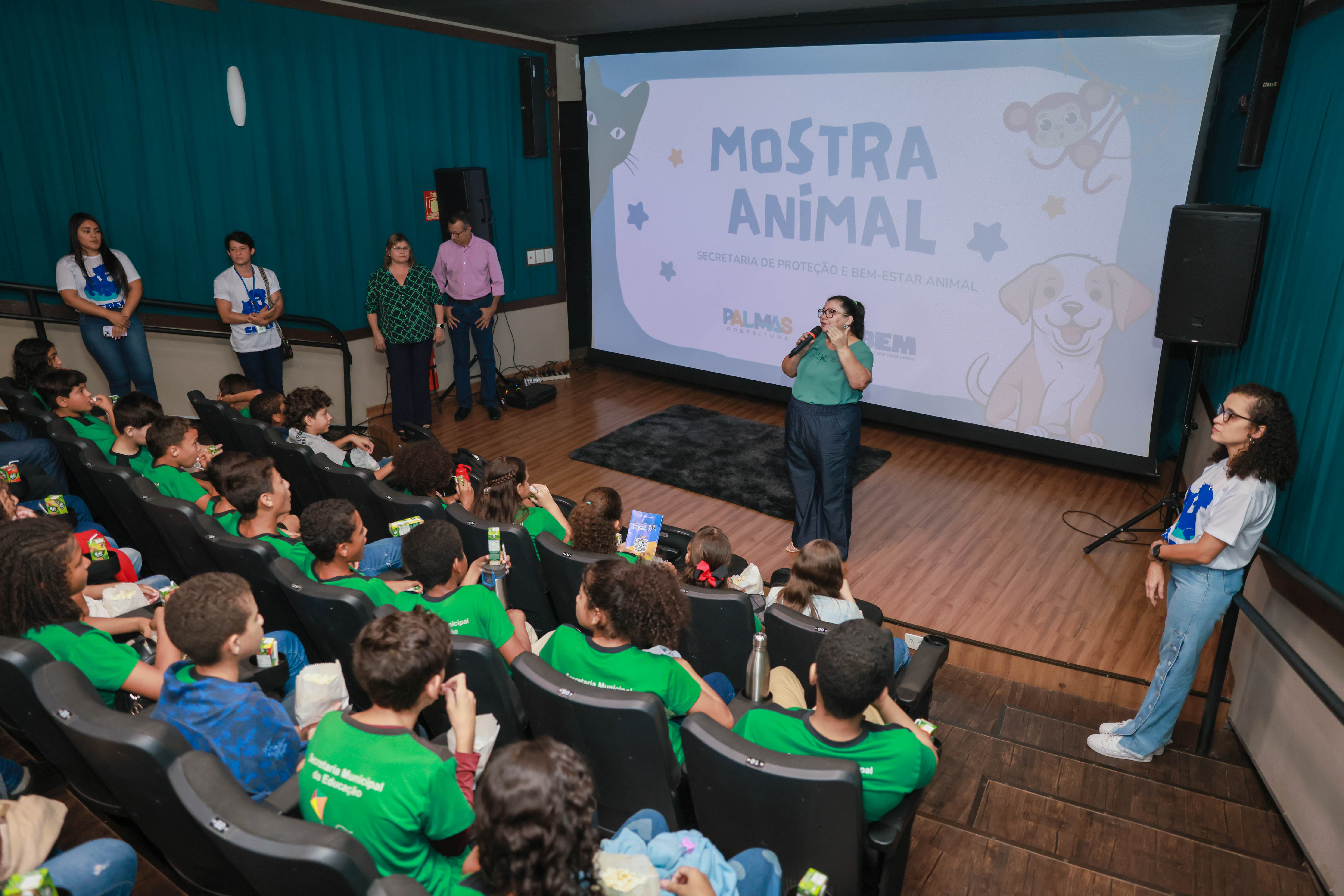 Alunos da rede municipal participam da 1ª Mostra Animal, promovida pela Prefeitura de Palmas em parceria com a FCP e a Secretaria da Educação