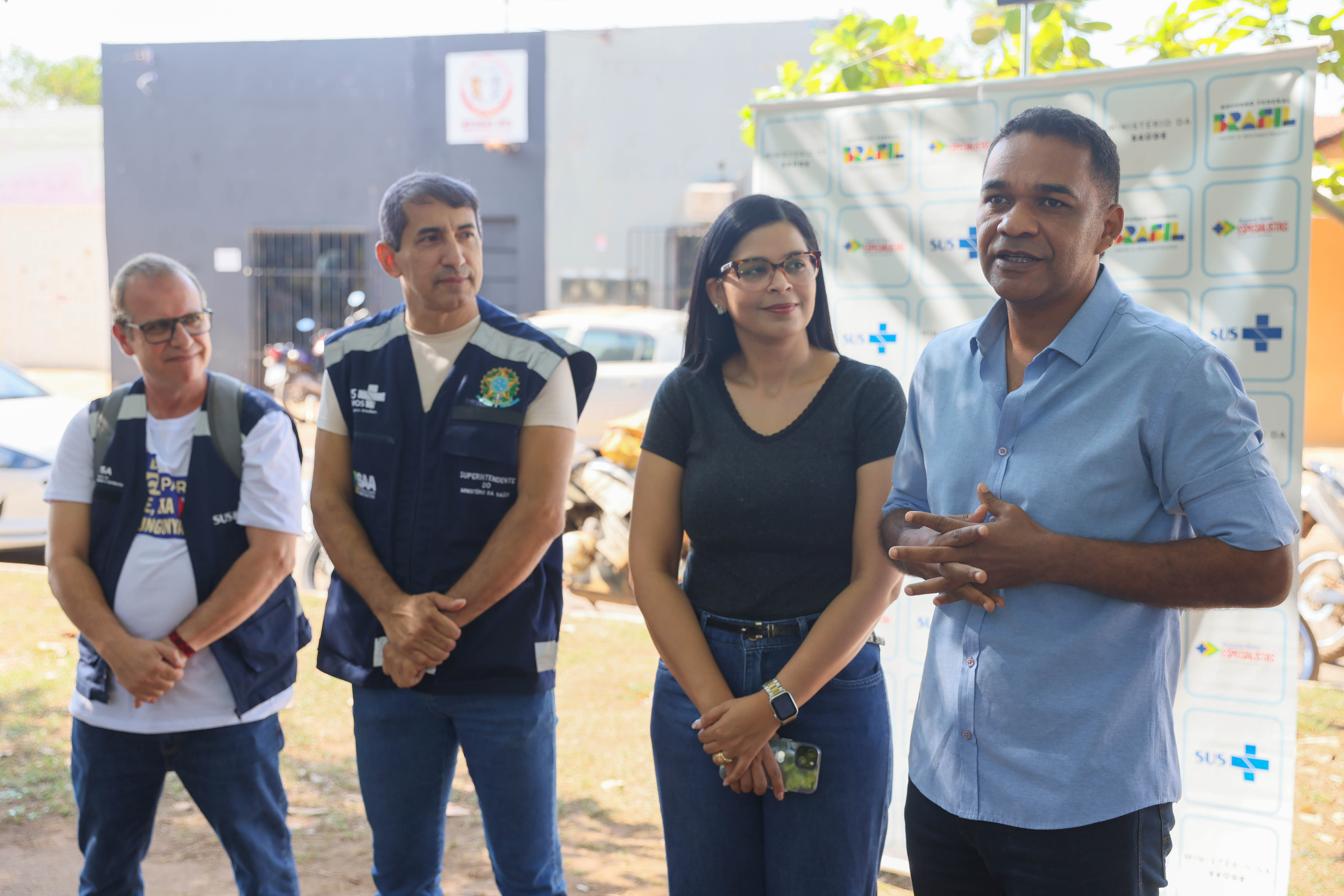 Luis Almeida parabenizou atuação da prefeitura e reforçou que vizinhança também precisa fazer sua parte