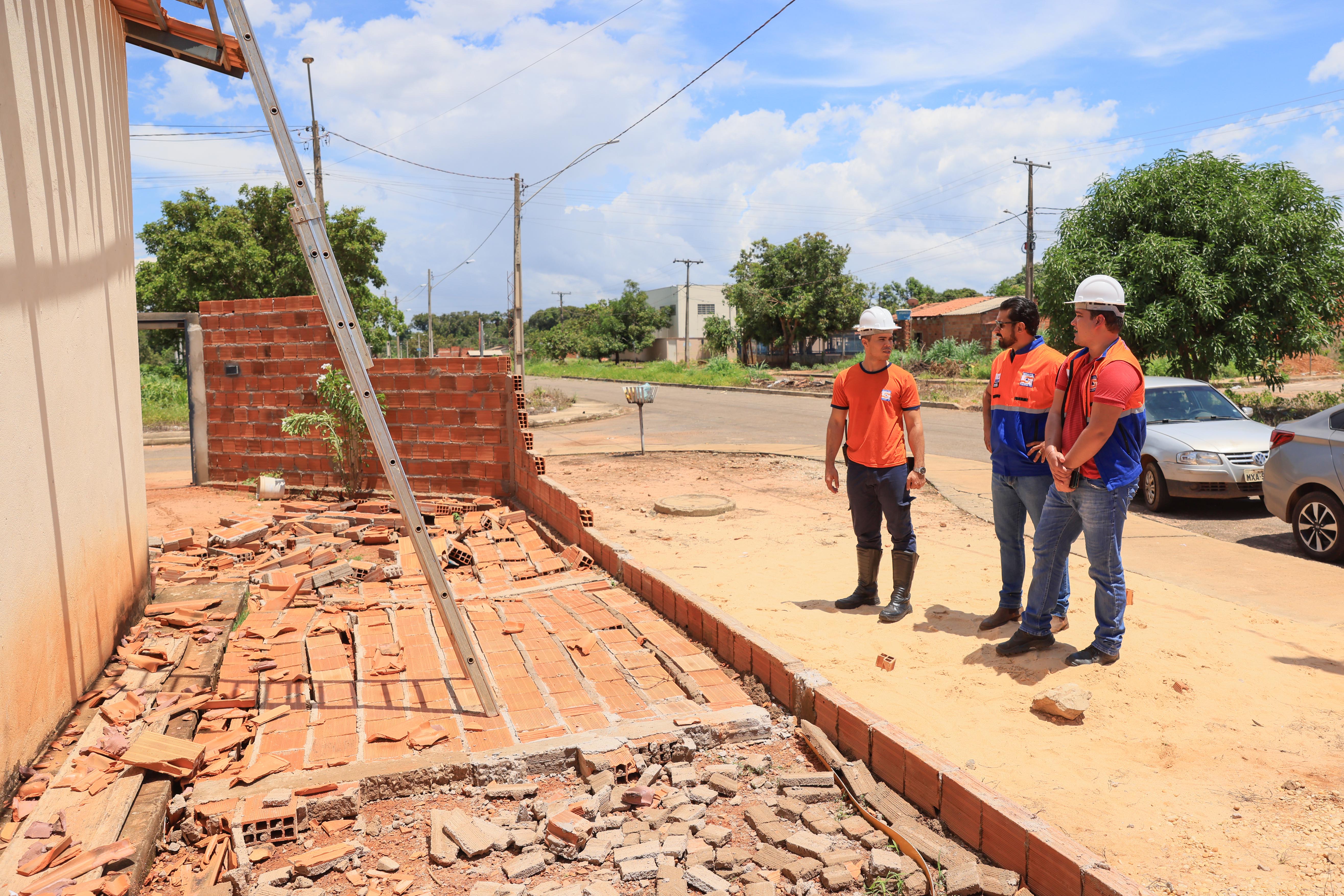 Apesar da proporção de danos materiais, não houve registro de feridos