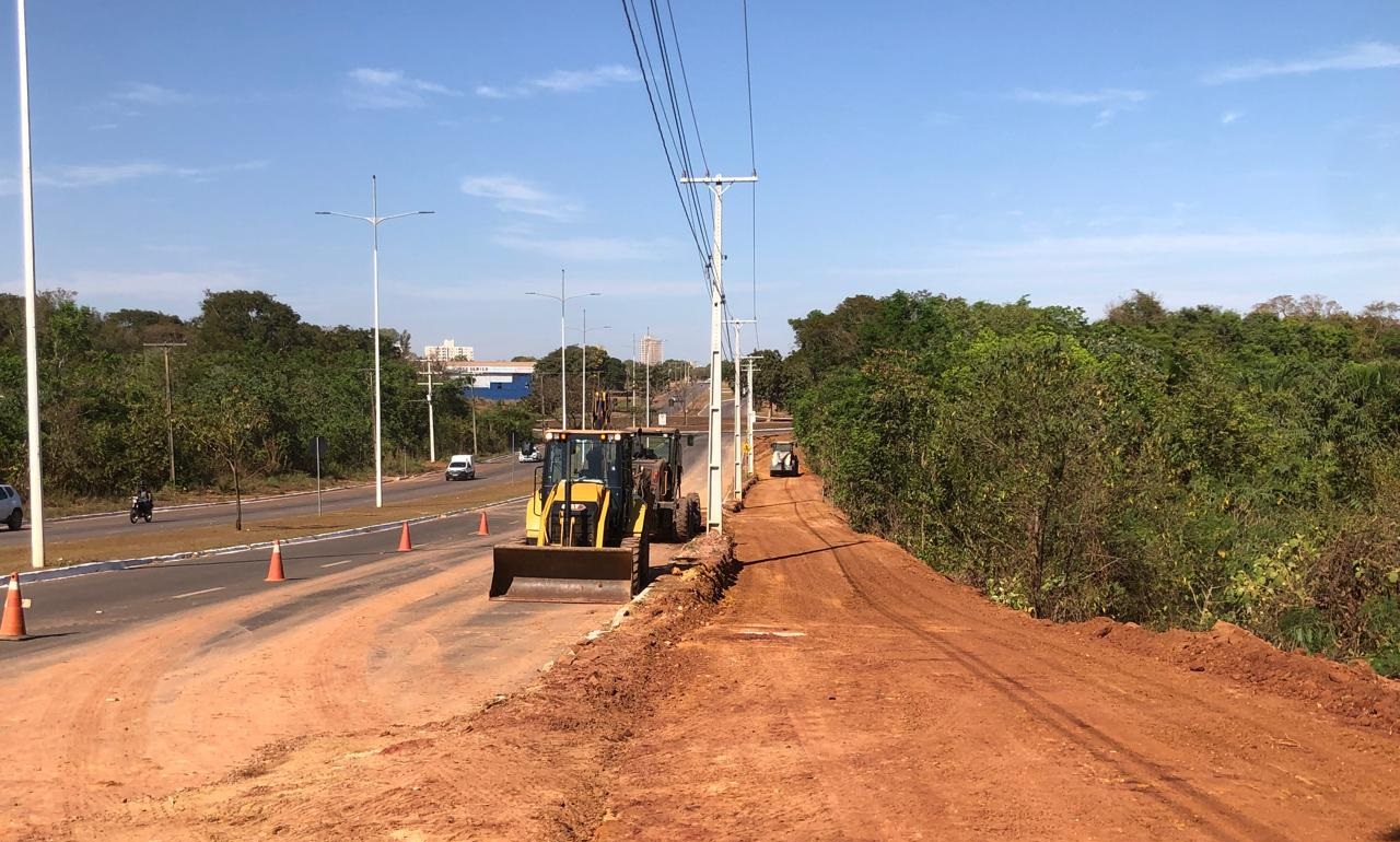 Prefeitura de Palmas começa a construção de pontos de apoio do novo circuito do Parque Cesamar