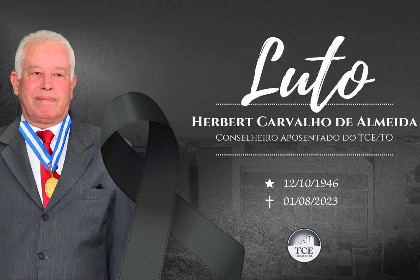 Prefeita Cinthia Ribeiro lamenta falecimento do conselheiro do TCE Herbert Carvalho de Almeida