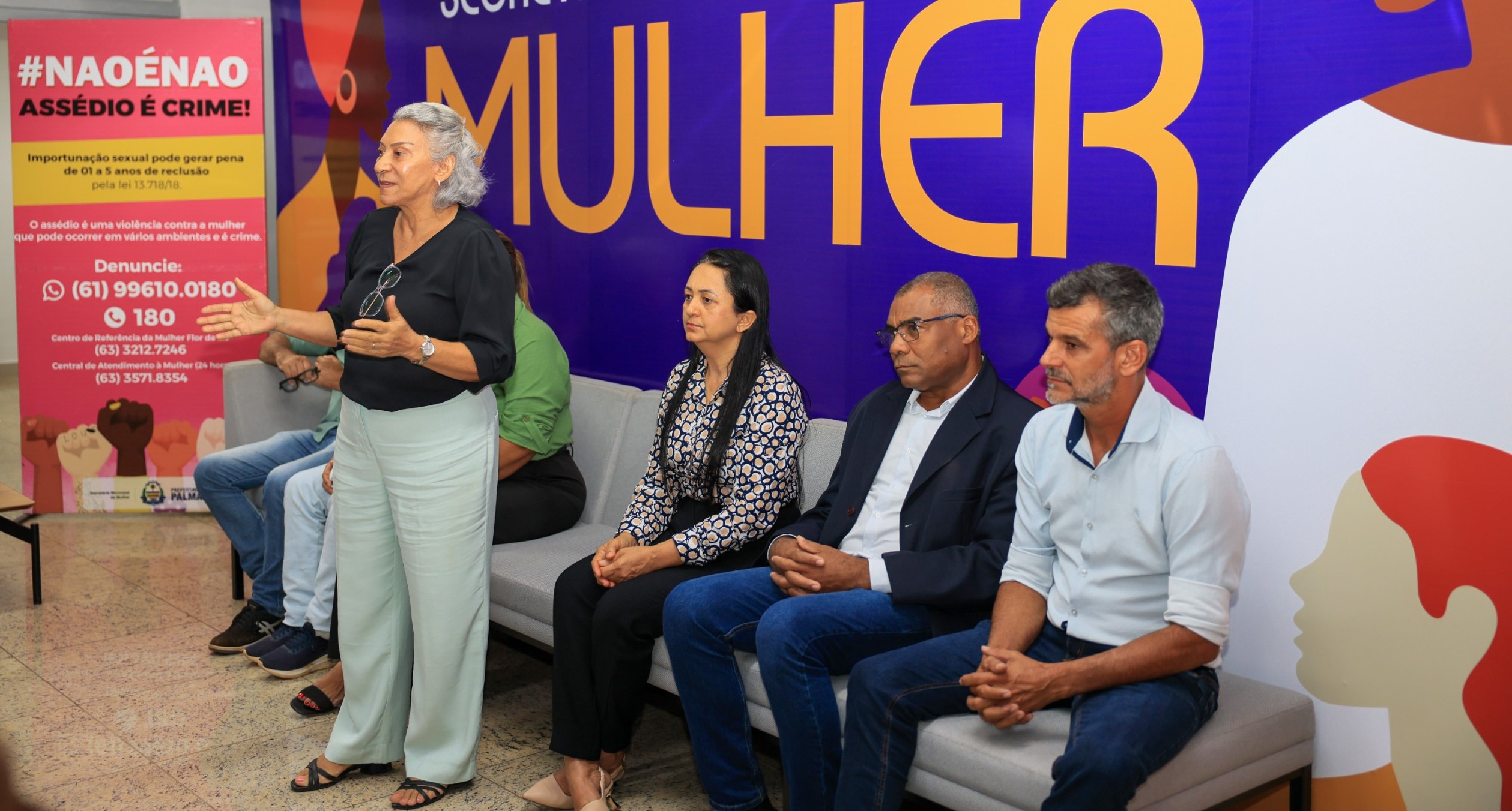 Palmas inicia mobilização voltada ao enfrentamento da violência contra a mulher