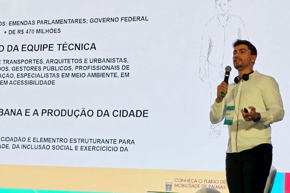 Prefeitura de Palmas leva apresentação sobre mobilidade urbana para o Arena ANTP 2025, em São Paulo