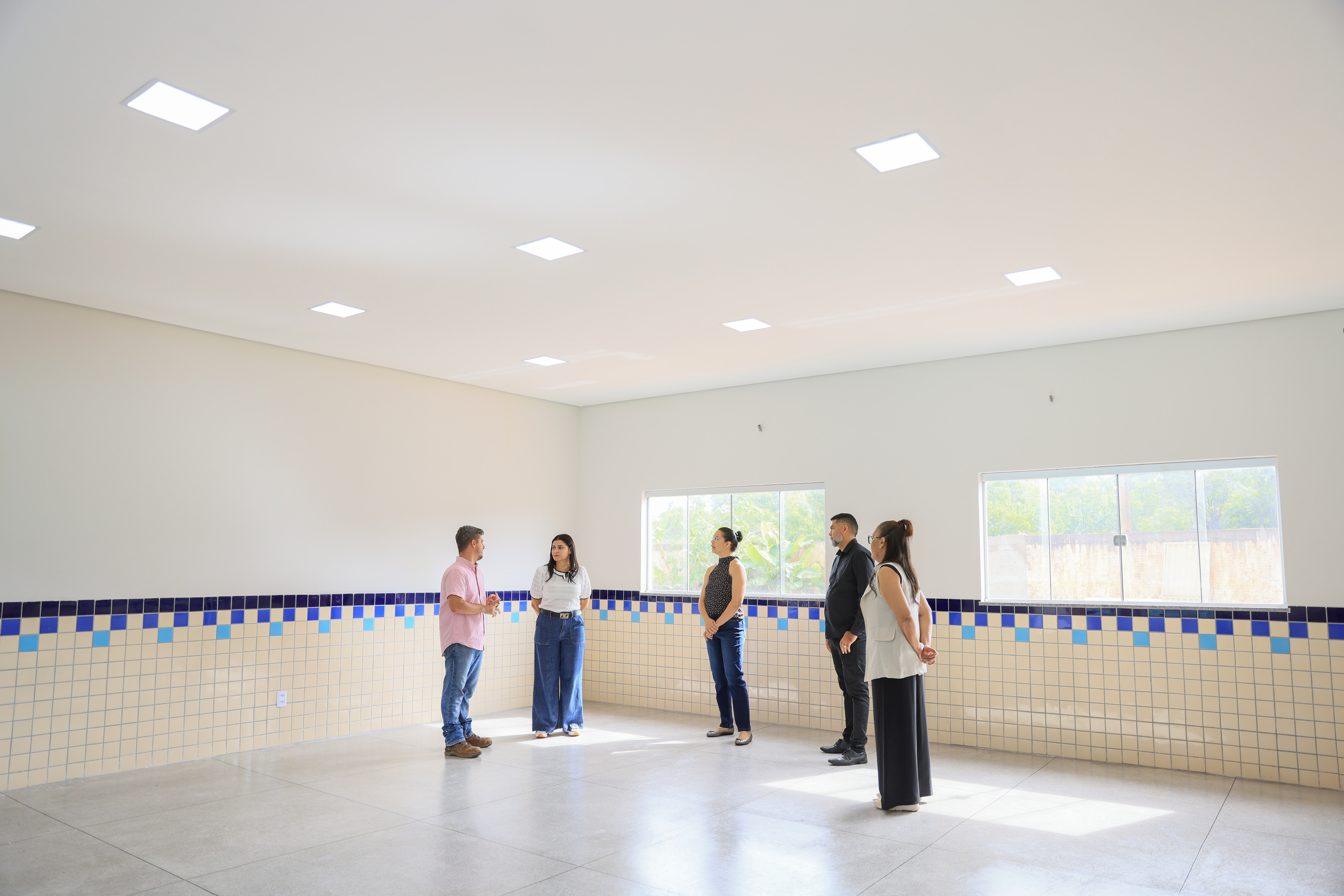 Na ETI Daniel Batista foram construídas três salas de aula, duas salas multiuso e sanitários