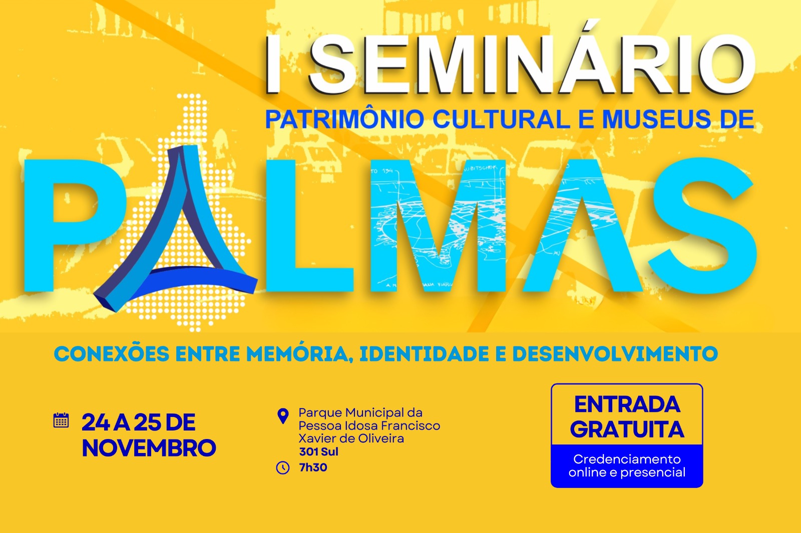 I Seminário de Patrimônio Cultural e Museus de Palmas se inicia nesta segunda, 24