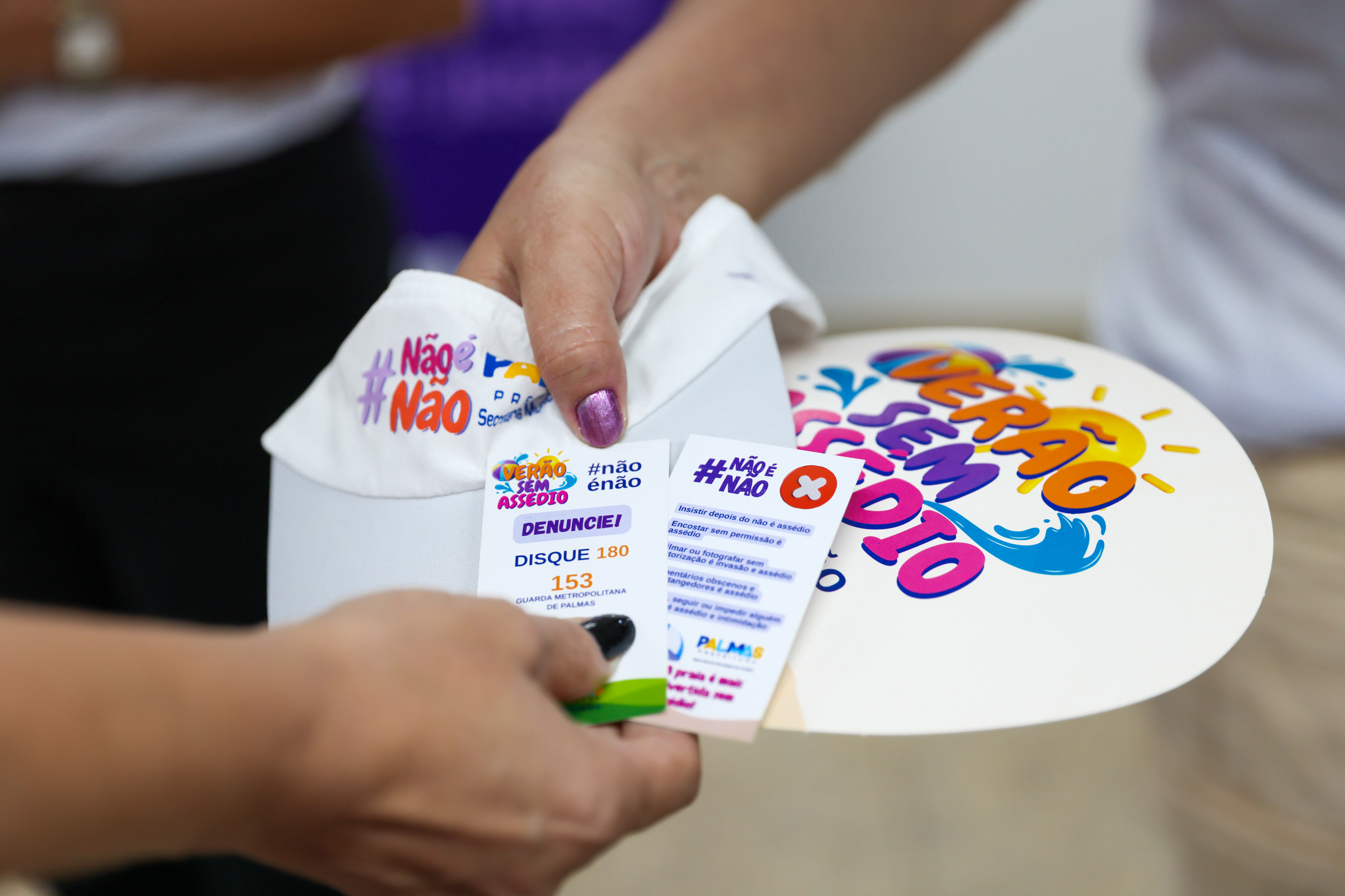 Ação Verão sem assédio, da Semup, teve início nesta sexta-feira, no Paço Municipal