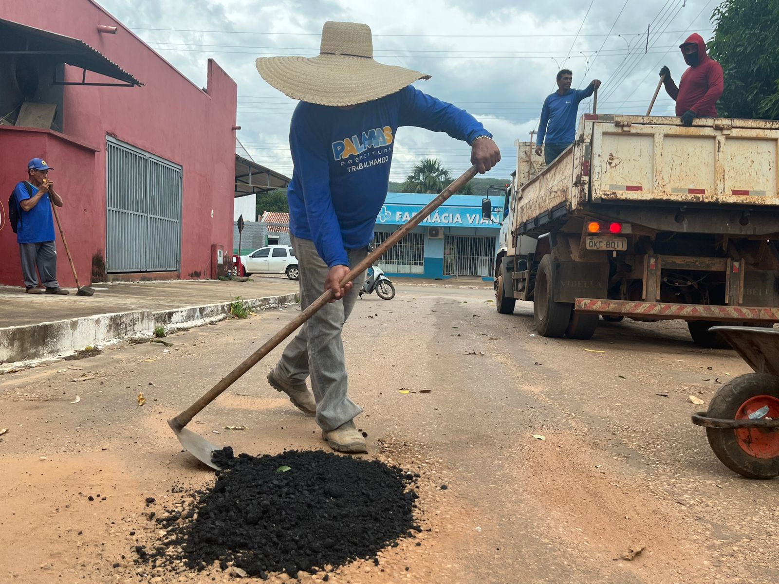 Prefeitura de Palmas finaliza força-tarefa de tapa-buracos no Distrito de Taquaruçu