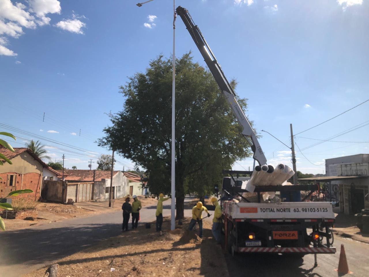 Projeto para a região contempla a instalação de 23 postes com 46 luminárias de tecnologia LED