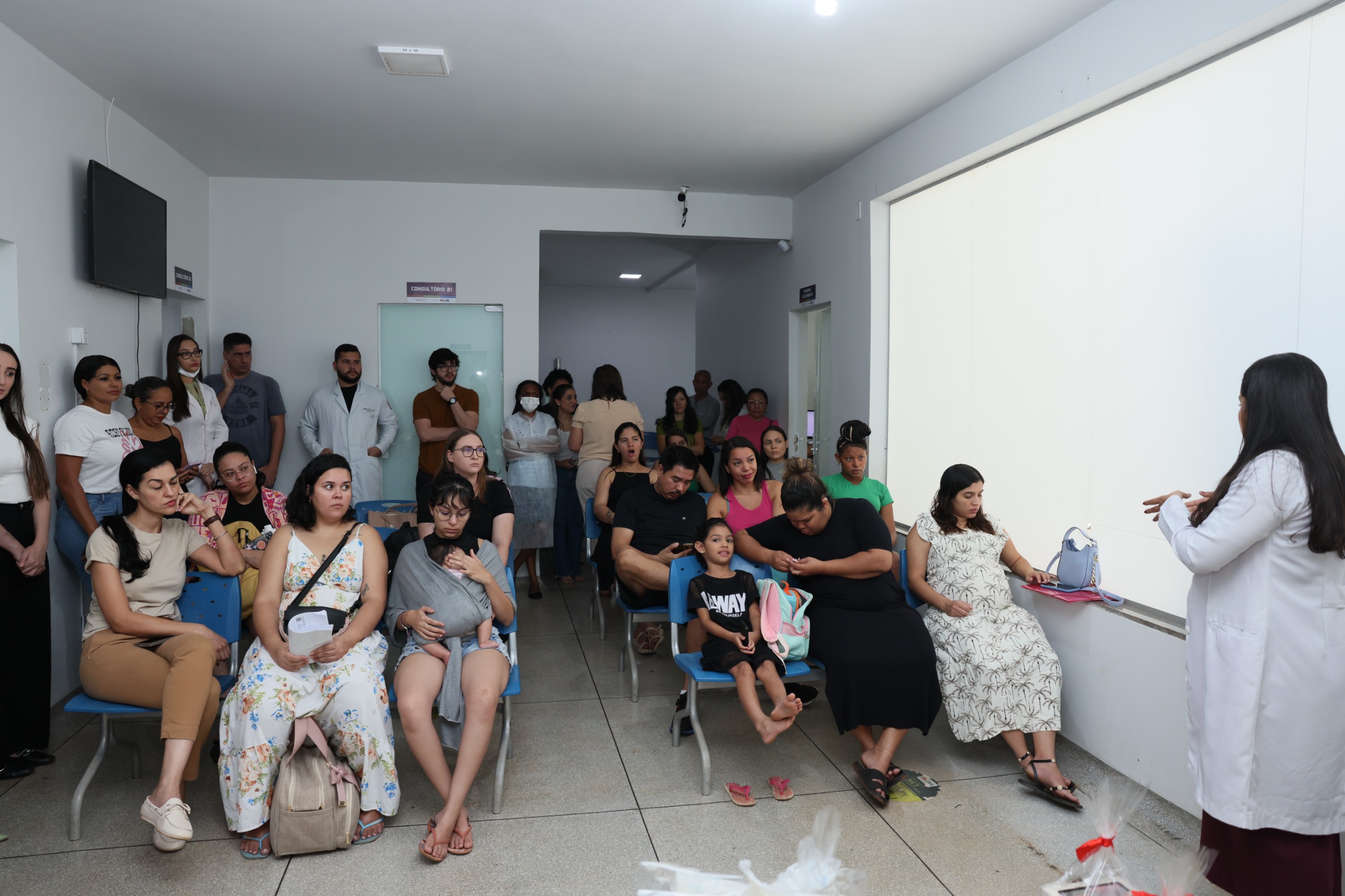 Pacientes participaram de atividade voltada ao pré-natal, atendimento odontológico durante a gestação e uma oficina de preparação para o aleitamento materno - Foto: Gabriela Letrari/Semus
