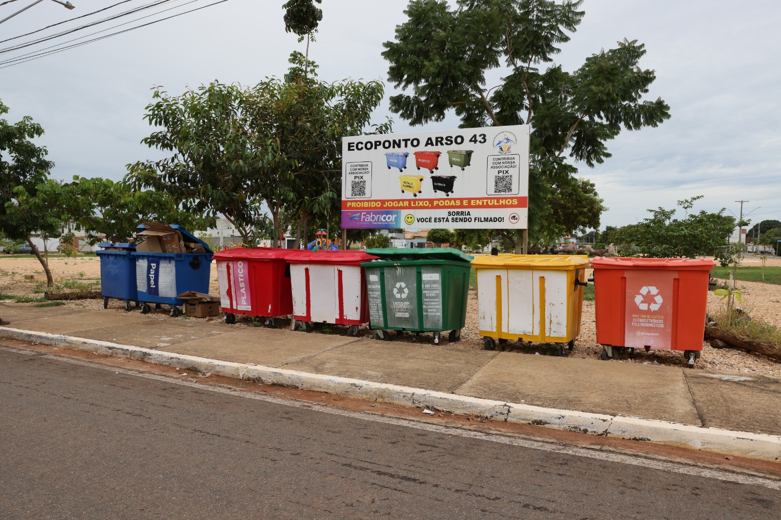 Prefeitura de Palmas orienta população sobre uso correto de ecopontos