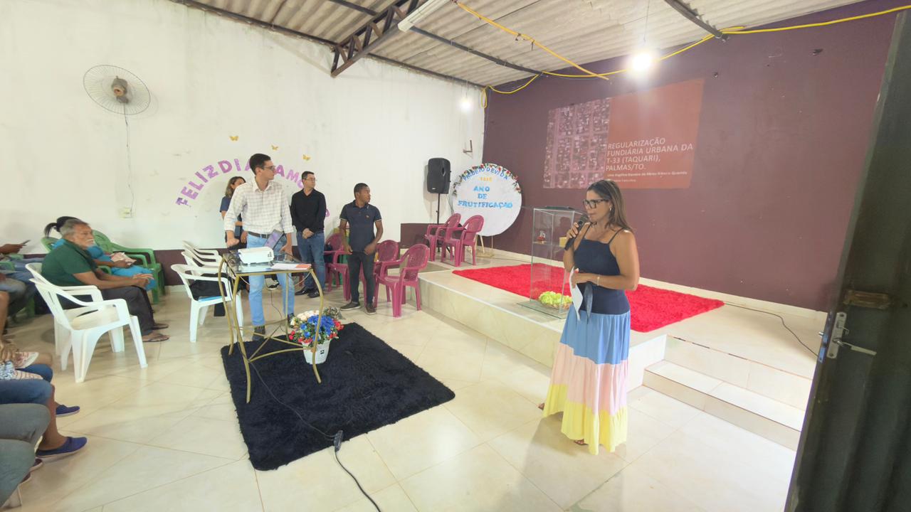 Prefeitura de Palmas apresenta projeto e cronograma para regularização da região da Capadócia