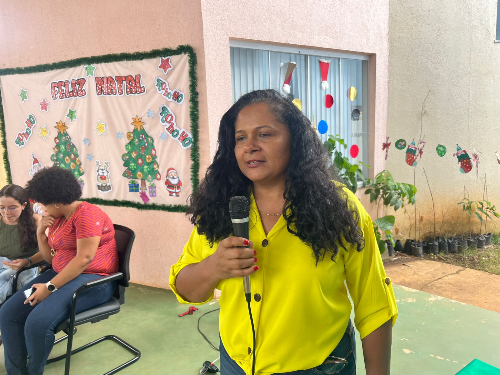 Coordenadora do CAPSi, Laureny Farias da Costa, explica que a programação buscou fortalecer os vínculos entre pacientes, servidores e responsáveis