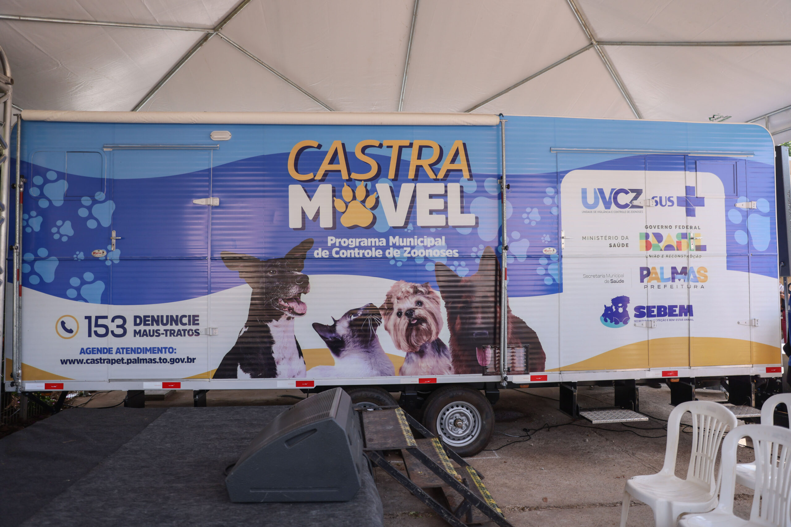 Castramóvel entra em operação em Palmas com foco no controle de zoonoses