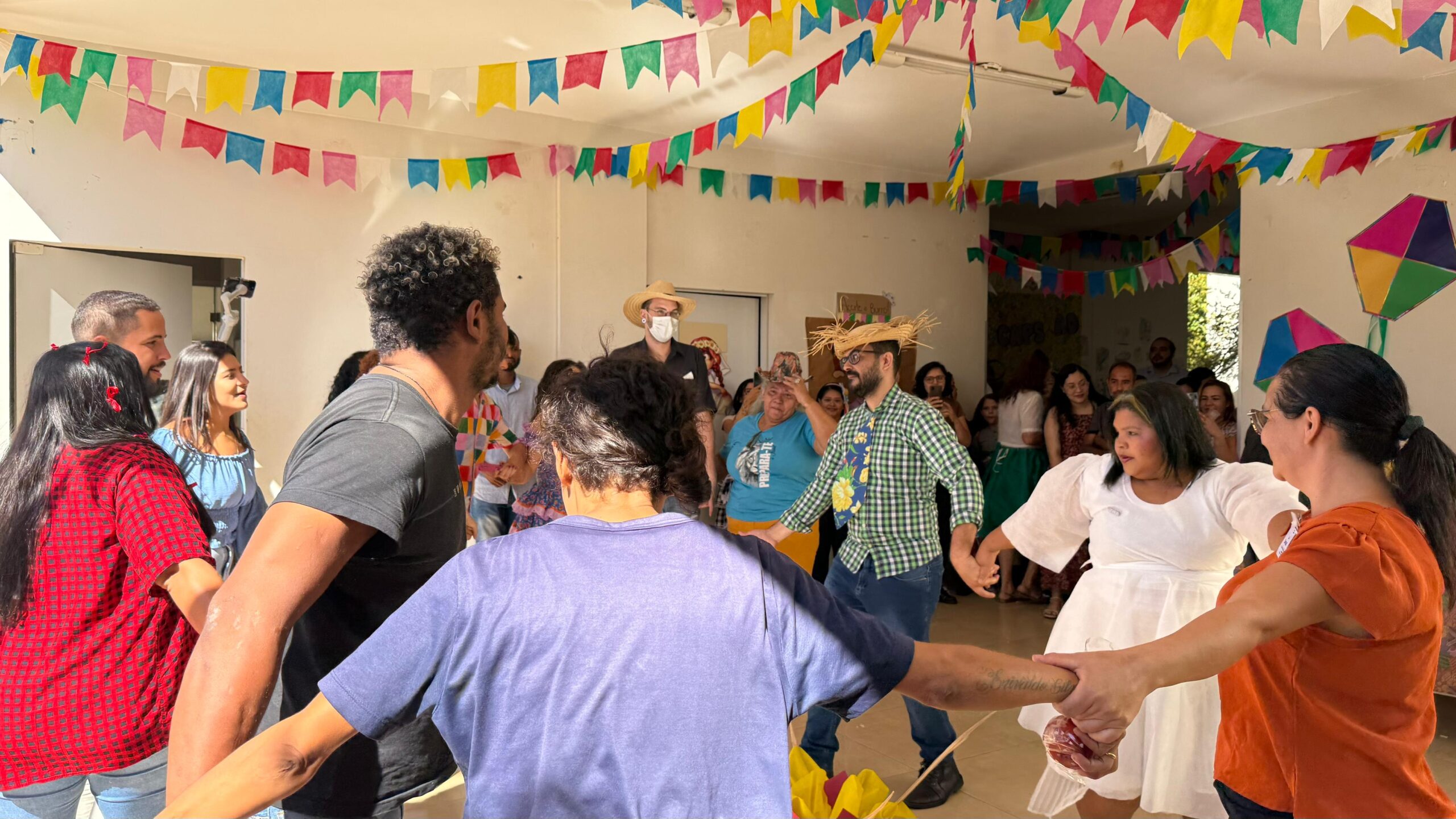 Caps AD III em Palmas realiza Arraiá com participação de pacientes e funcionários como parte das comemorações de seus 15 anos