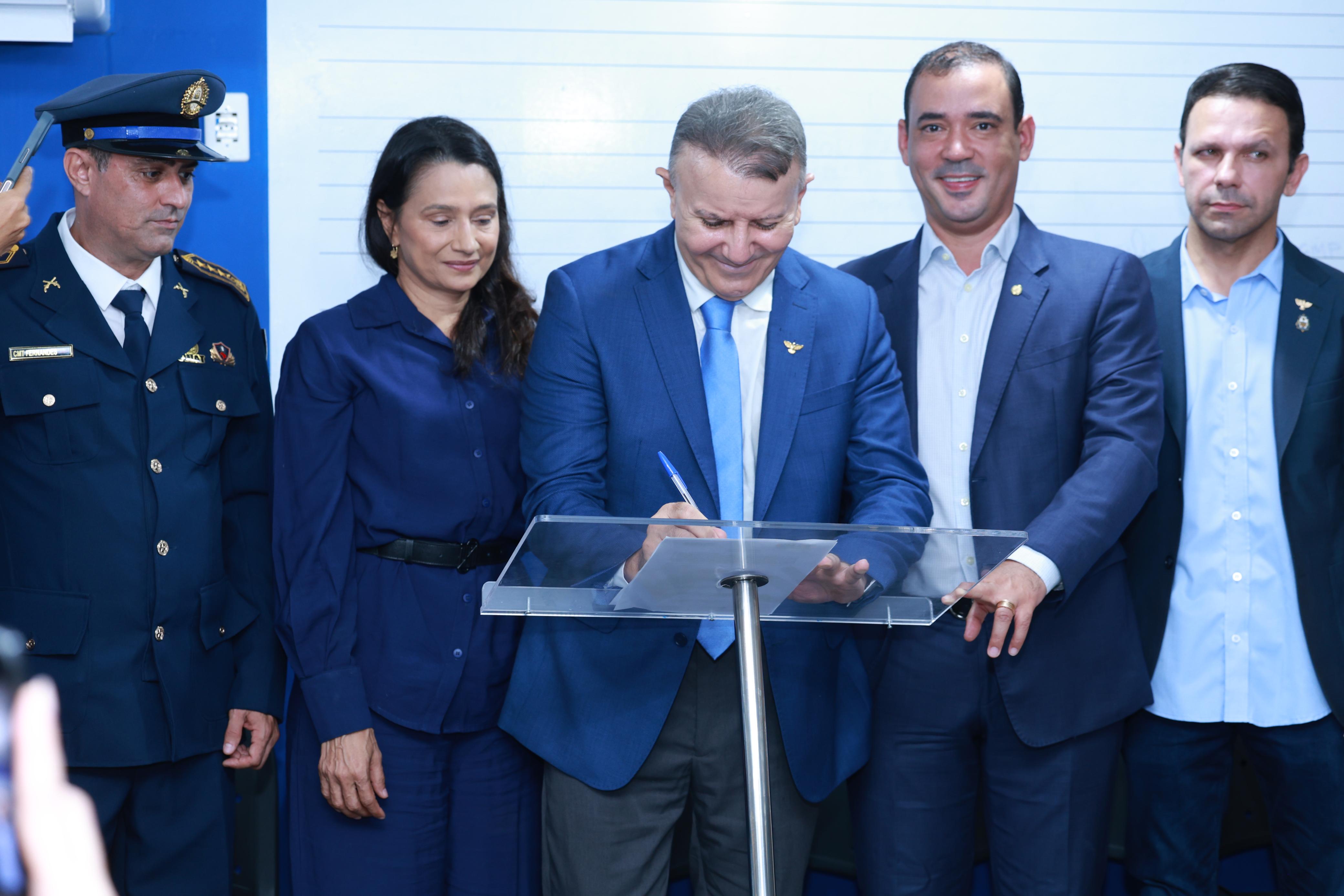 Assinatura da ordem de serviço ocorreu na manhã desta segunda-feira, 19, na sede da Guarda Metropolitana de Palmas

