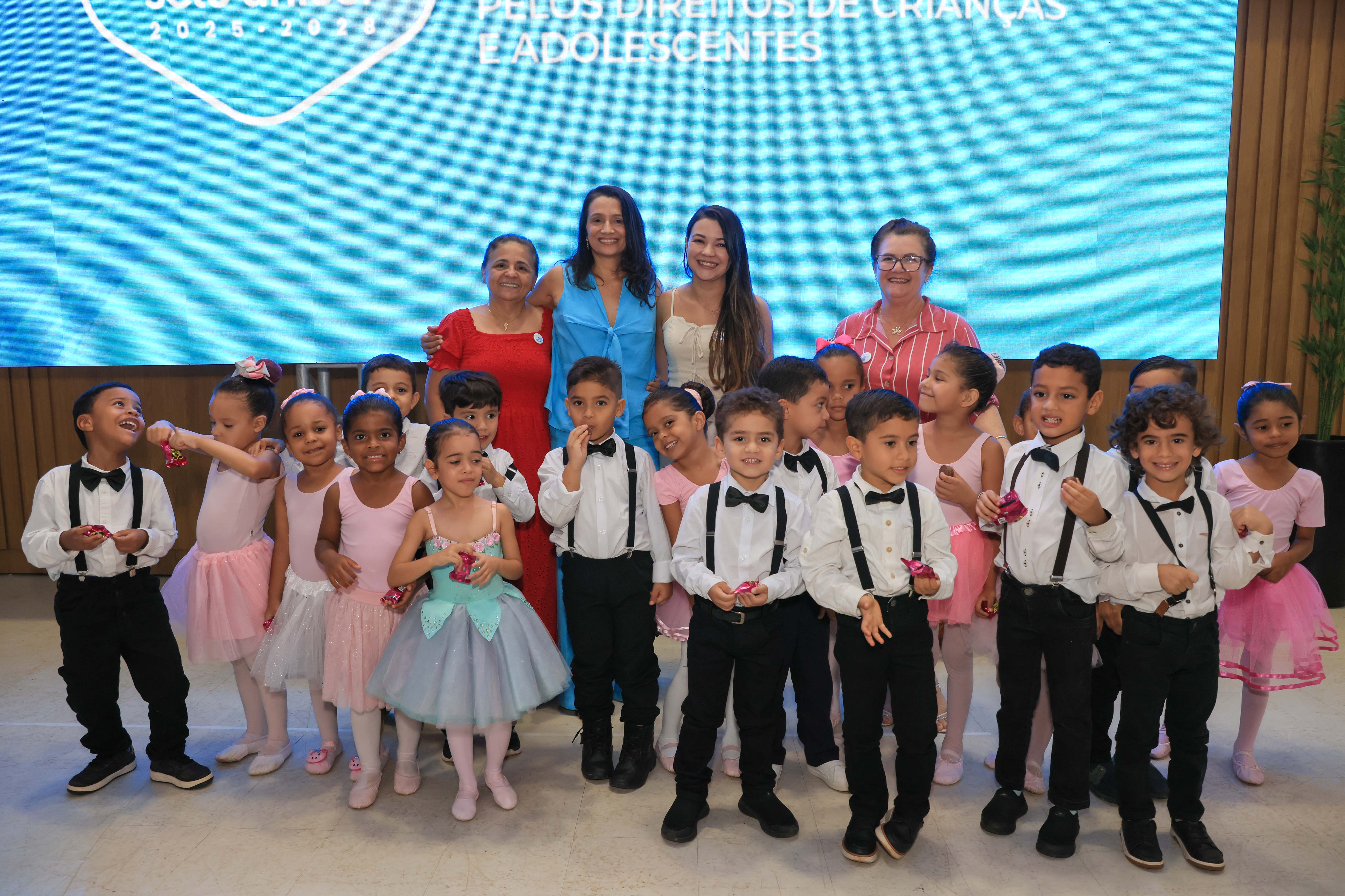 Apresentação "A Bailarina" encantou os participantes do I Fórum Comunitário do Selo Unicef Palmas