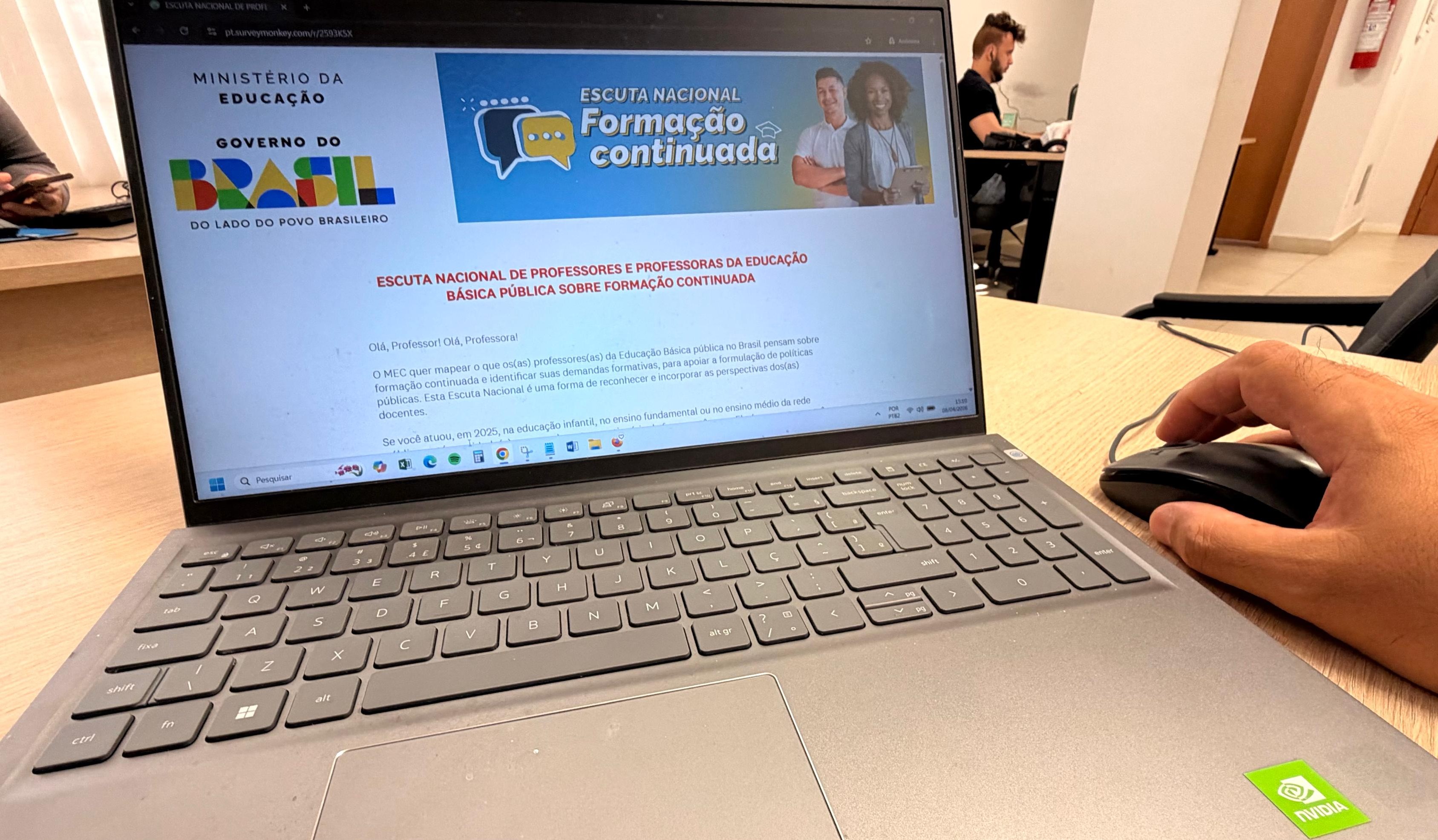 Profissionais da Educação de Palmas participarão de escuta nacional do MEC sobre formação continuada