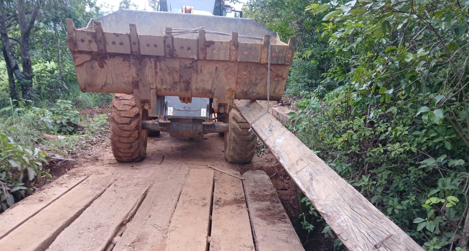 Prefeitura de Palmas realiza serviços de manutenção em pontes na Serra do Lajeado
