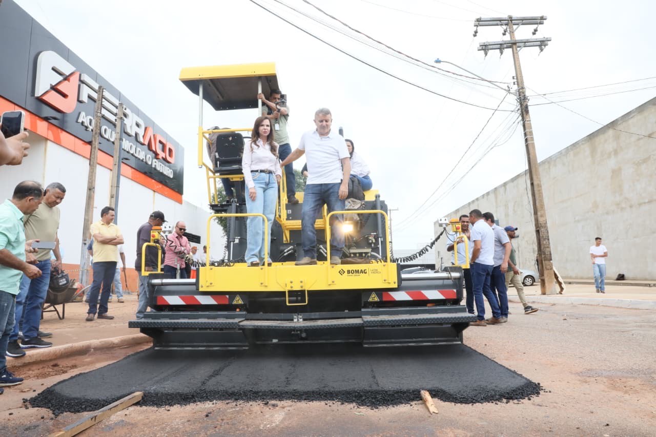 Prefeitura de Palmas inicia recapeamento da Avenida Goiás, no setor Santa Bárbara