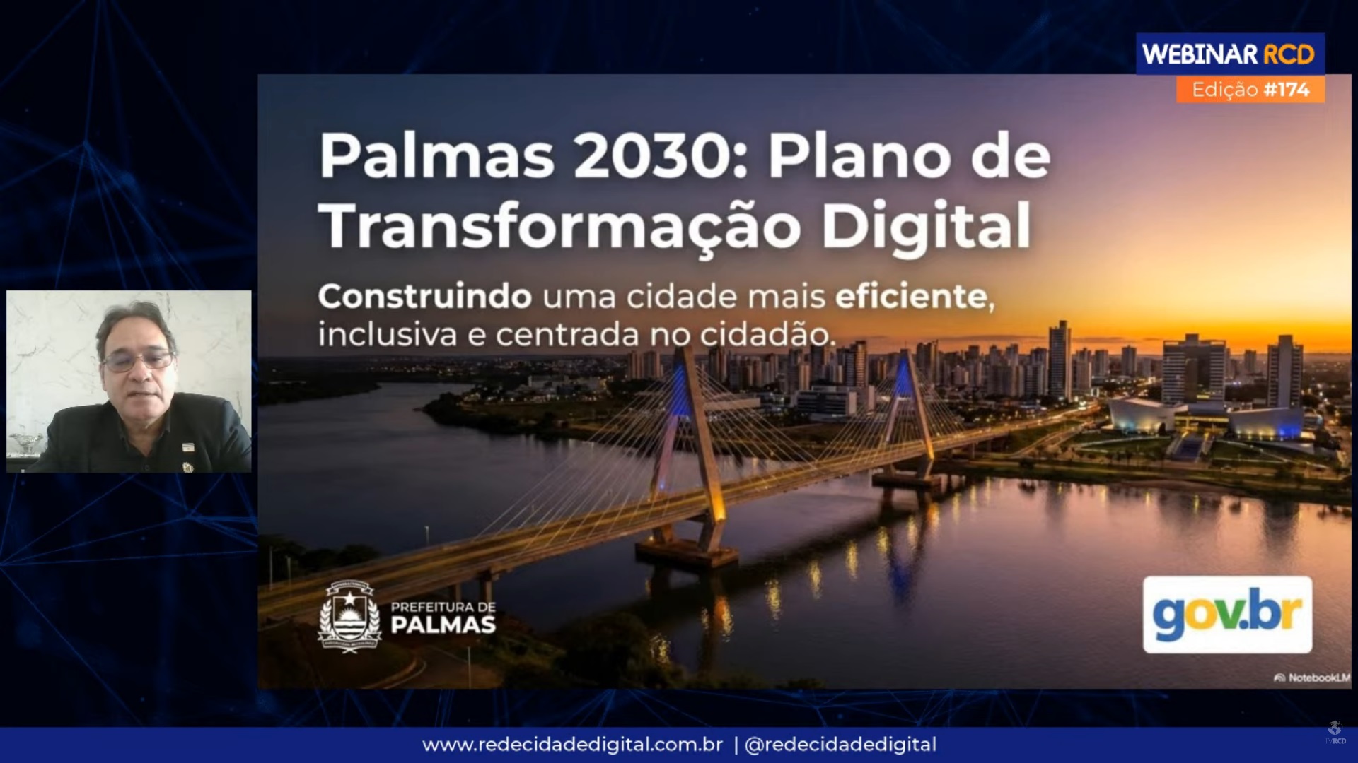Prefeitura de Palmas apresenta Plano de Transformação Digital no Webinar das Cidades Digitais