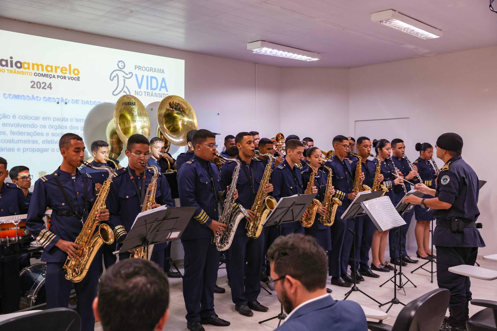 Os músicos da Orquestra Jovem e do Coral Jovem realizam apresentações dentro e fora de Palmas