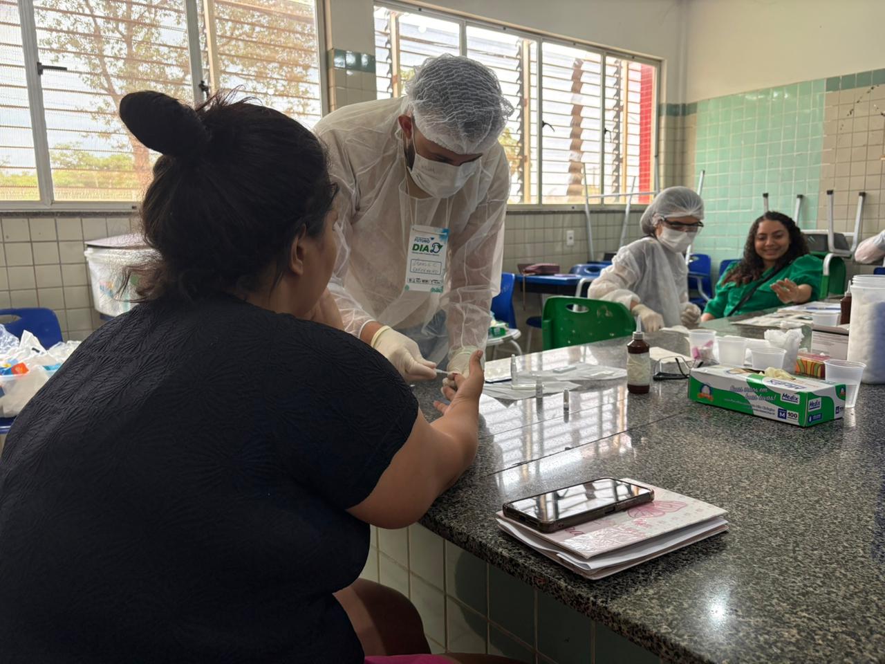 Realização de testes rápidos teve muita procura