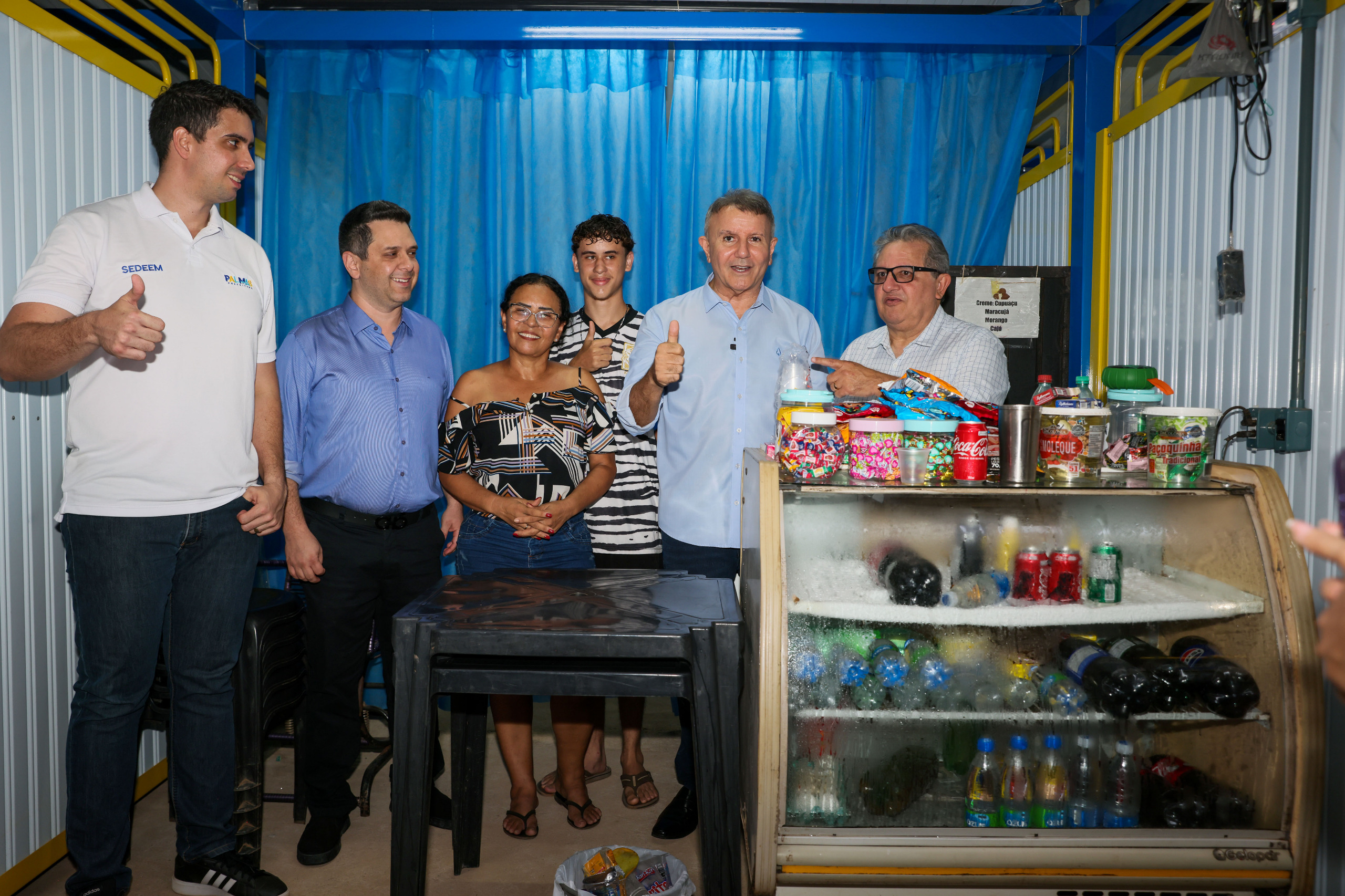 Tmabém participaram do evento, o deputado federal, Tiago Dimas; o deputado estadual Jair Farias e demais autoridades.
