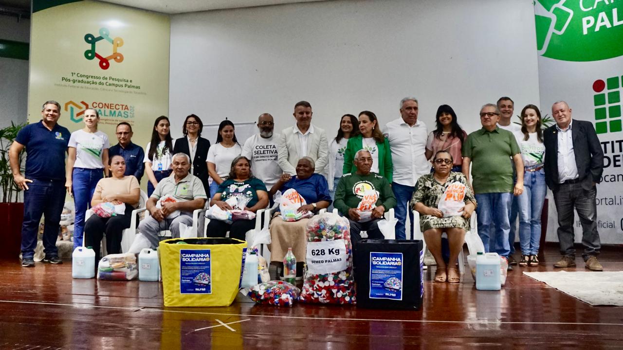 Educação promove campanha solidária e arrecada mais de 620 kg de tampinhas e lacres