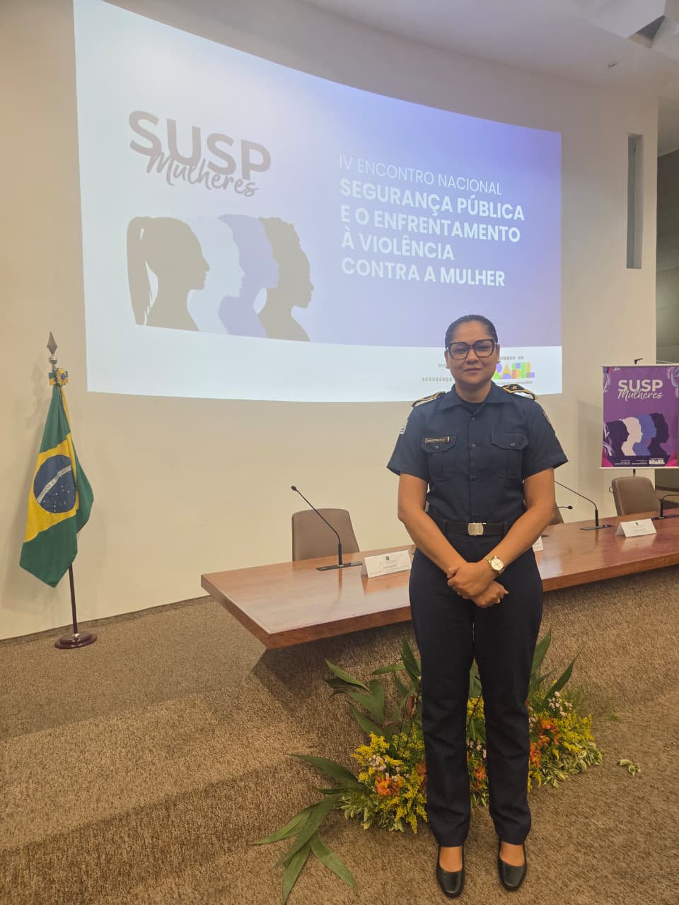 Guarda Metropolitana de Palmas é representada em encontro nacional sobre enfrentamento à violência contra a mulher