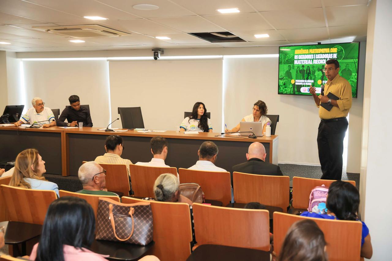 Prefeitura de Palmas participa de audiência com catadores e reforça políticas de inclusão e sustentabilidade
