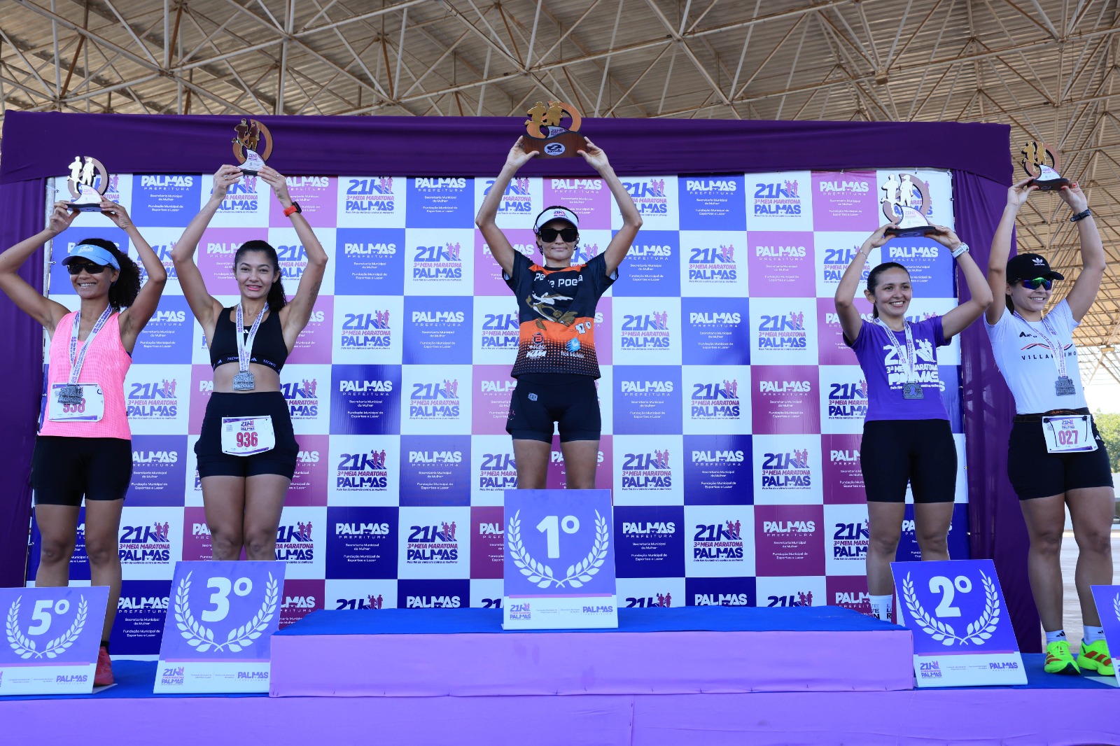 Mais de 1 mil pessoas participaram da Corrida Agosto Lilás, pelo fim da violência contra às mulheres