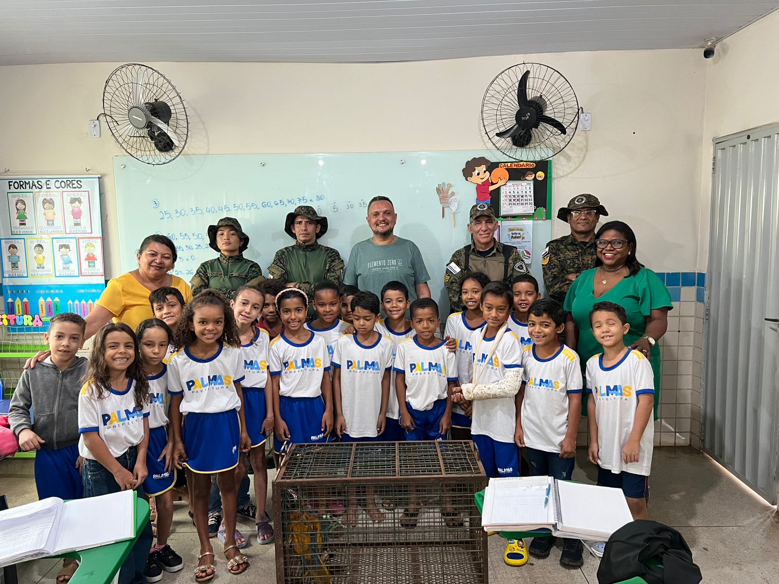 Guarda Metropolitana Ambiental promove ação sobre fauna silvestre em escola de Palmas