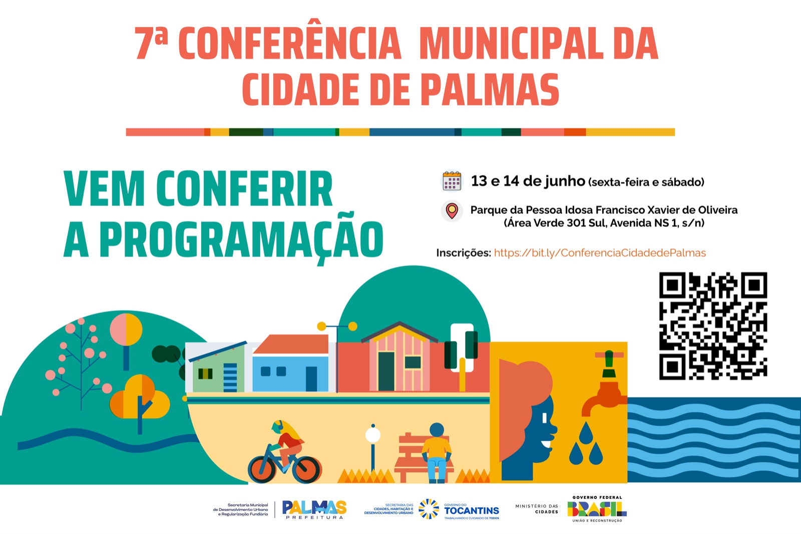 Inscrições para 7ª Conferência Municipal da Cidade de Palmas podem ser realizadas de forma on-line