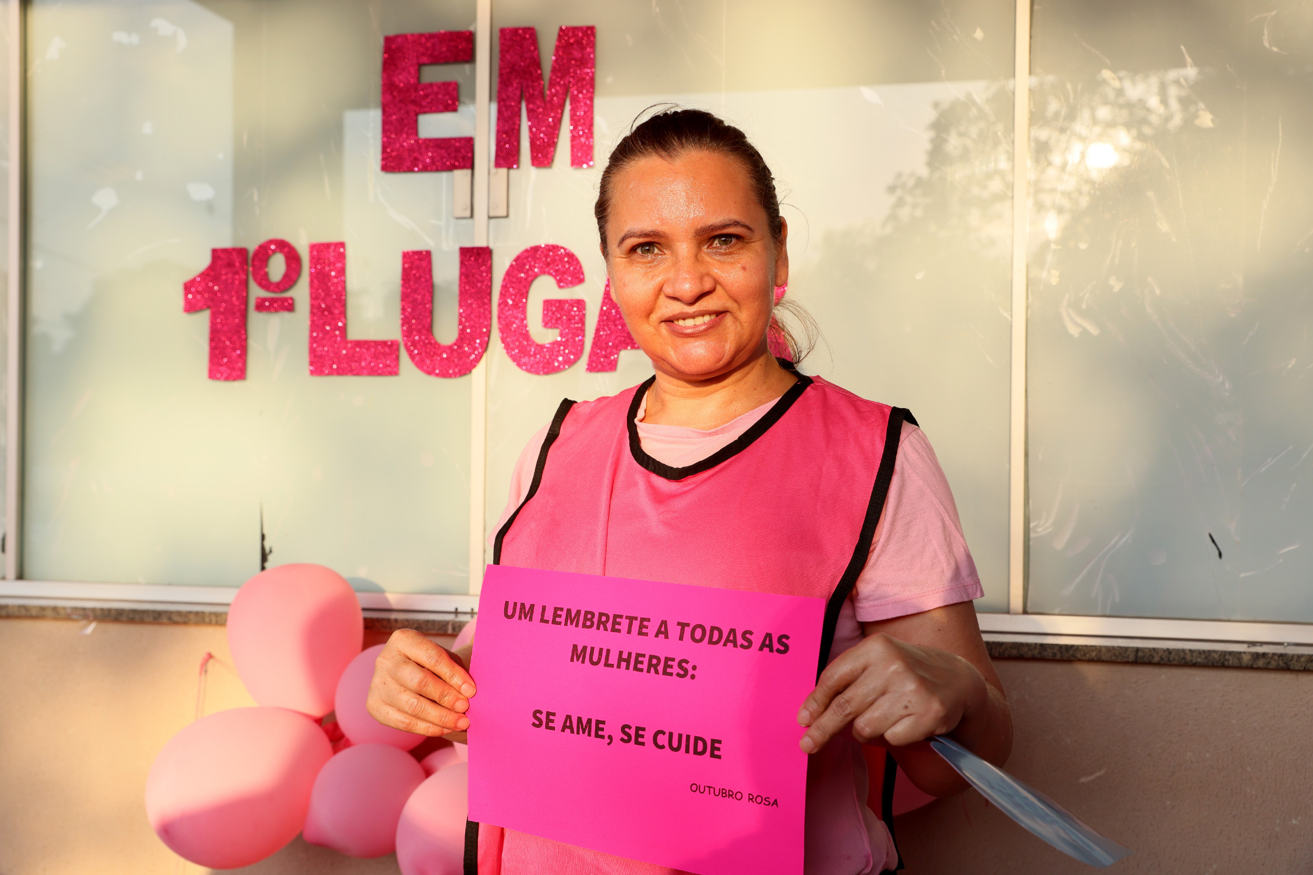 Iranilde Nascimento quis participar porque acha interessante cuidado preventivo