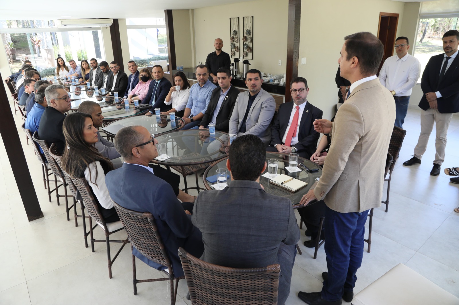 Participaram da reunião gestores municipais - Edu Fortes