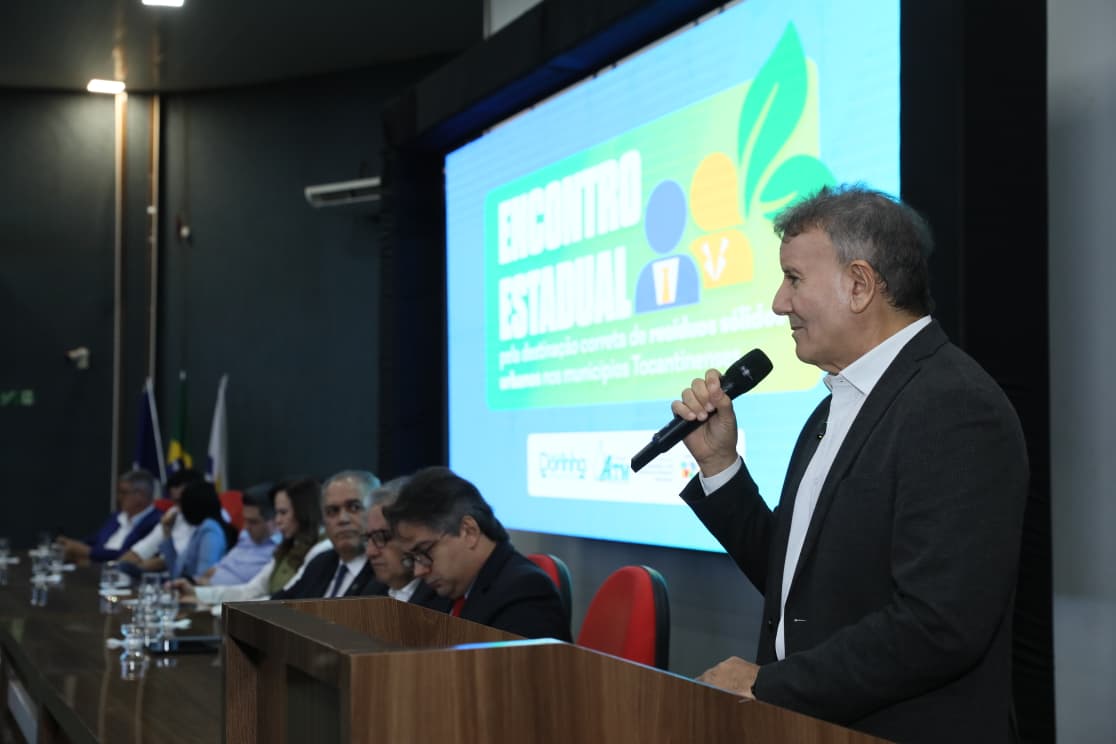 Eduardo Siqueira Campos destaca Palmas como referência na gestão de resíduos sólidos e defende diálogo político no Tocantins