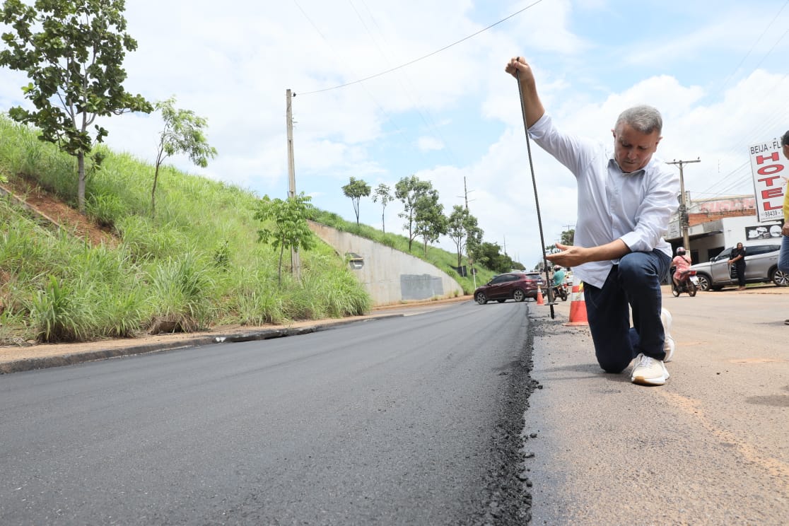 Município de Palmas amplia recapeamento da marginal leste na BR-010, em Taquaralto