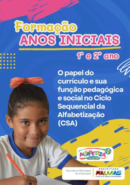Educação de Palmas promove encontro formativo do Ciclo Sequencial da Alfabetização
