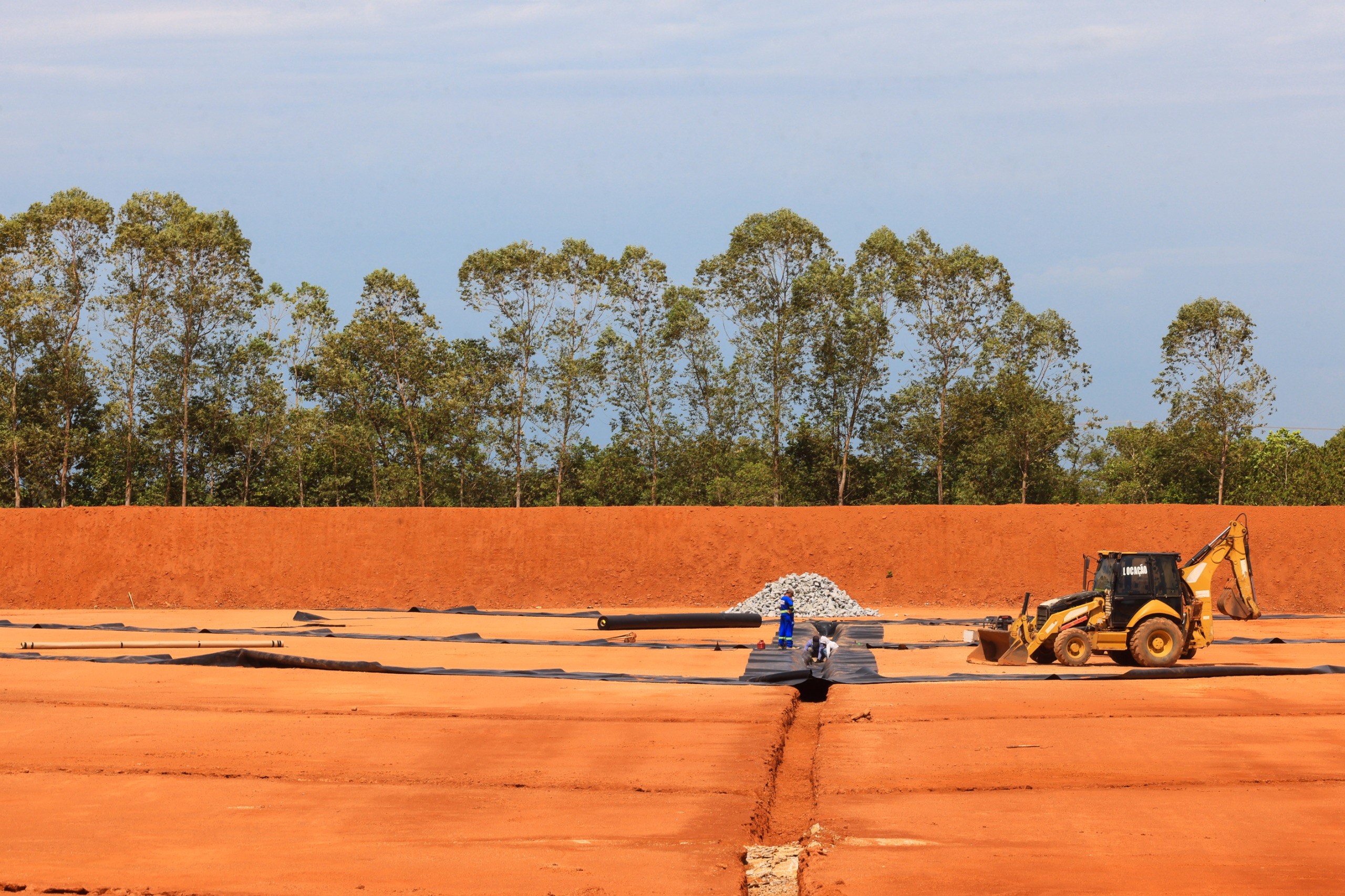 Obra de ampliação do Aterro Sanitário de Palmas é para construção da 7ª célula de disposição de rejeitos