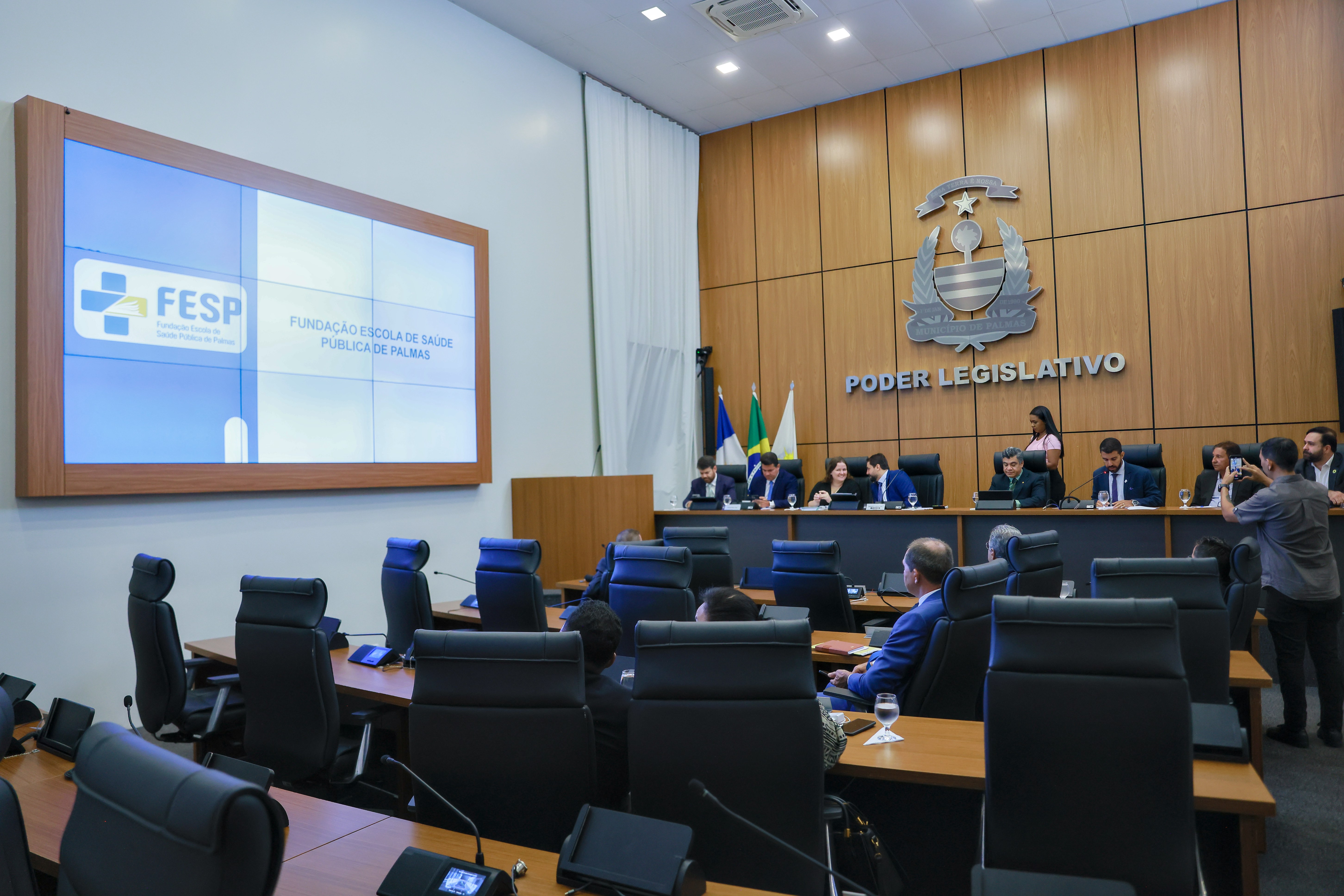 27/02/2025 - Apresentação do Relatório Quadrimestral da SaúdeLocal: Câmara Municipal de Palmas - Palmas - TOFoto: Júnior Suzuki