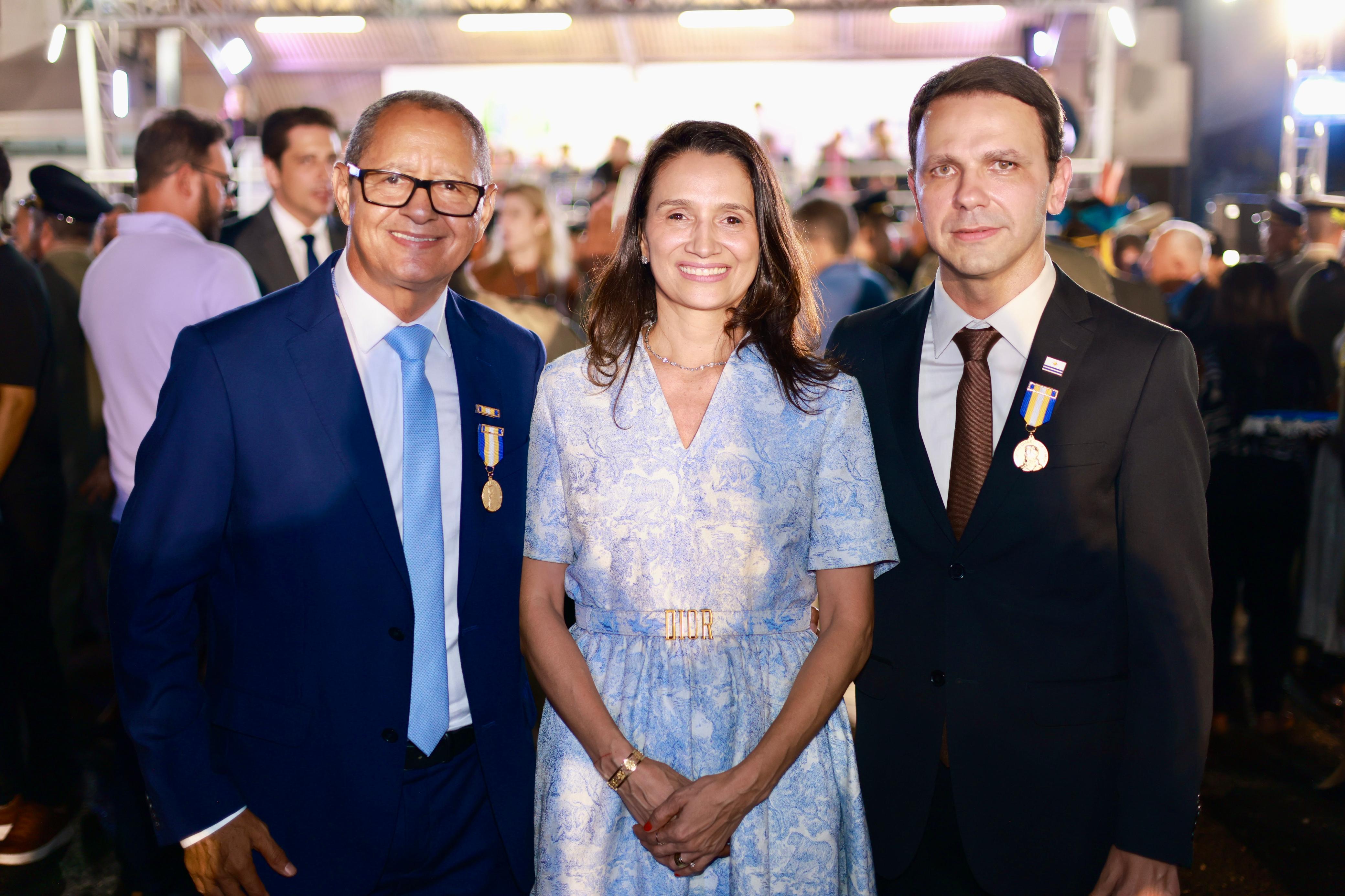 Sérgio Vieira (Soró), Polyanna Siqueira Campos e Carlos