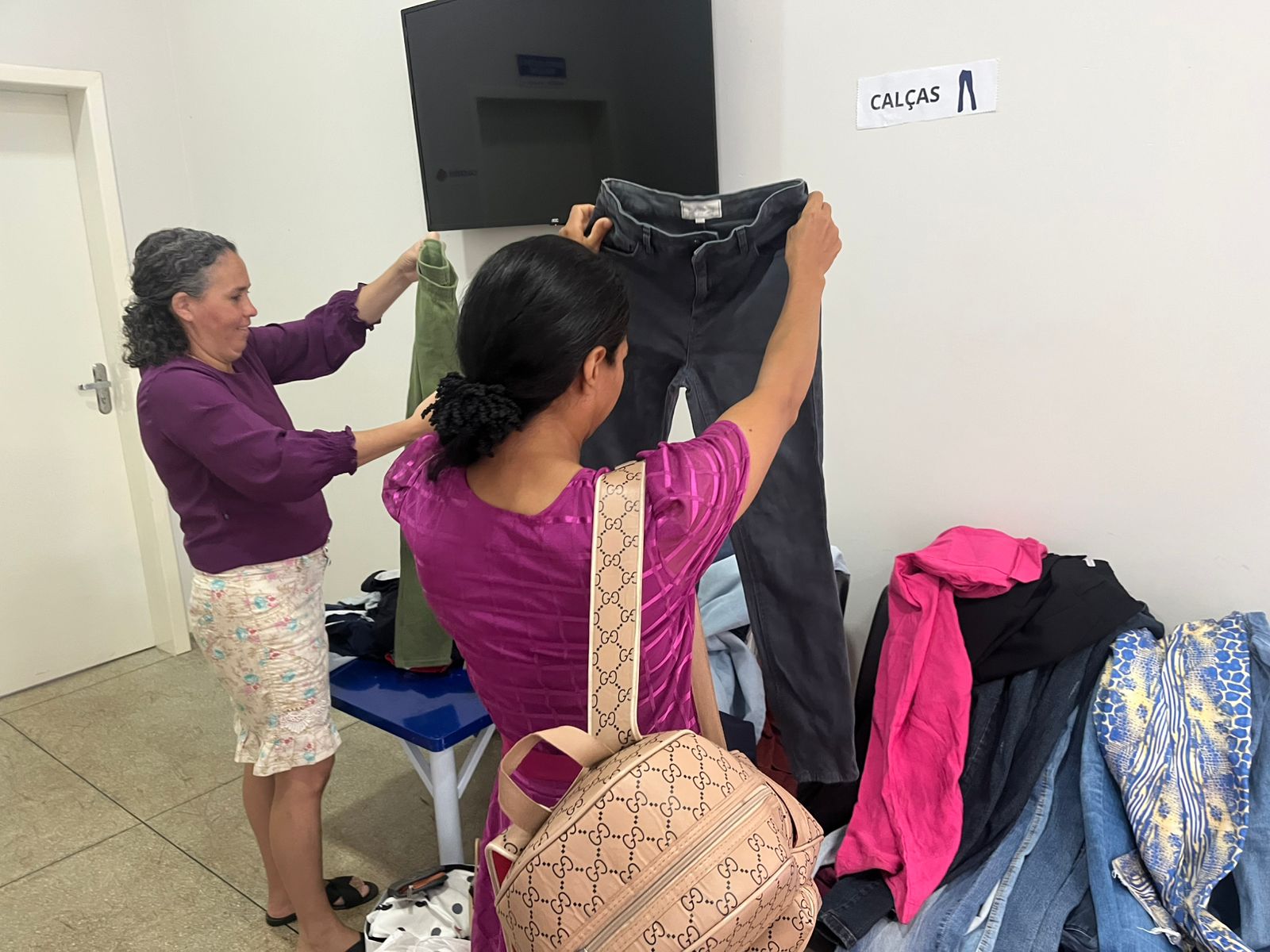 Bazar também foi promovido no evento para os pais, responsáveis e pacientes